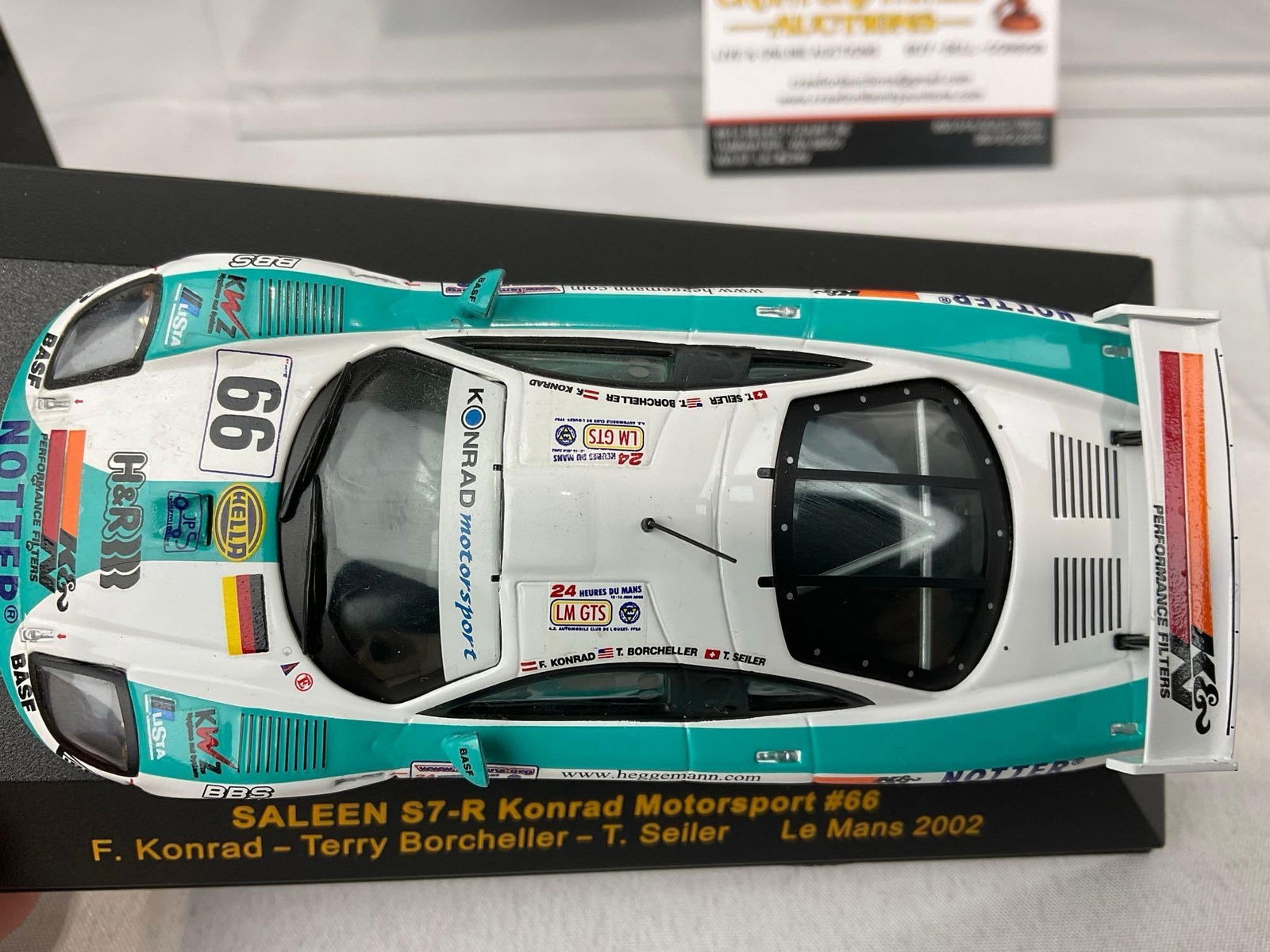 Pair of IXO Models Saleen S7-R, 2001 & 2002 Franz Konrad 1/43 Scale Diecast Car Models - 5