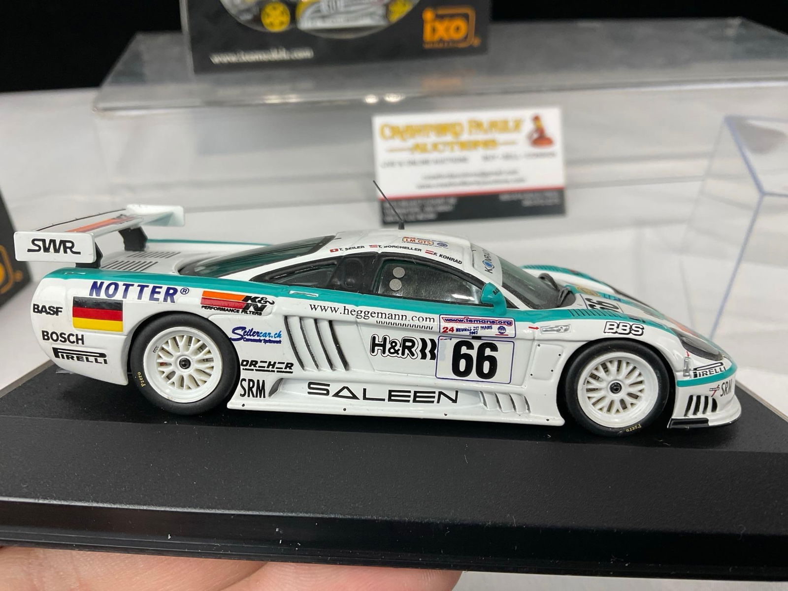 Pair of IXO Models Saleen S7-R, 2001 & 2002 Franz Konrad 1/43 Scale Diecast Car Models - 6