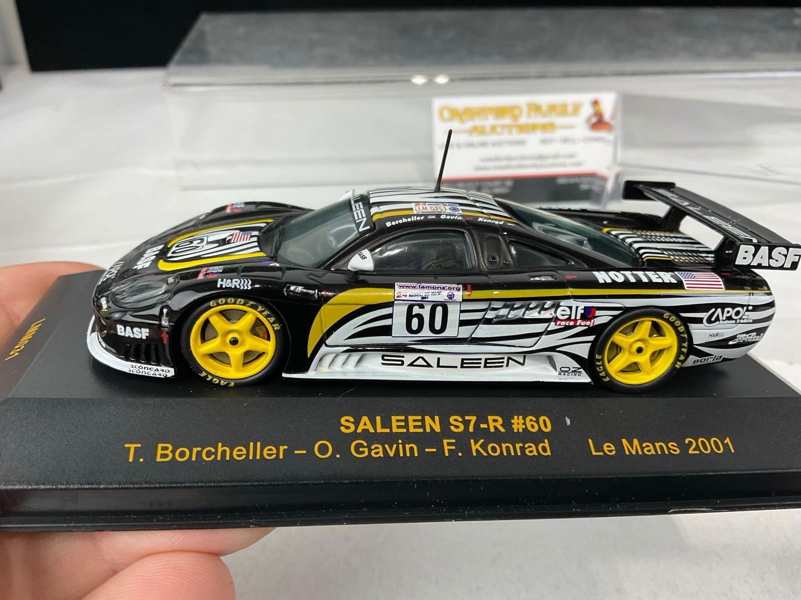 Pair of IXO Models Saleen S7-R, 2001 & 2002 Franz Konrad 1/43 Scale Diecast Car Models - 7