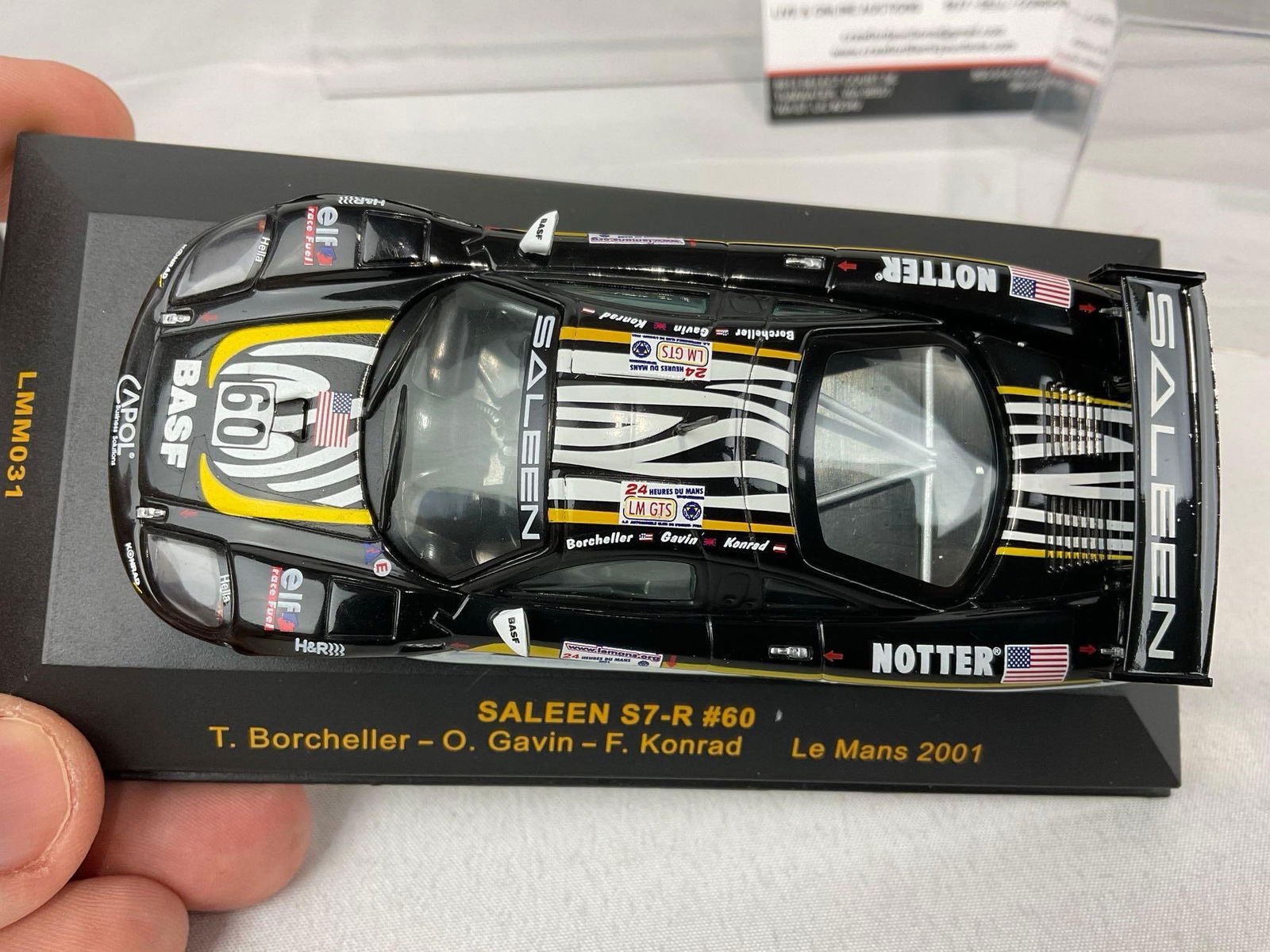 Pair of IXO Models Saleen S7-R, 2001 & 2002 Franz Konrad 1/43 Scale Diecast Car Models - 8