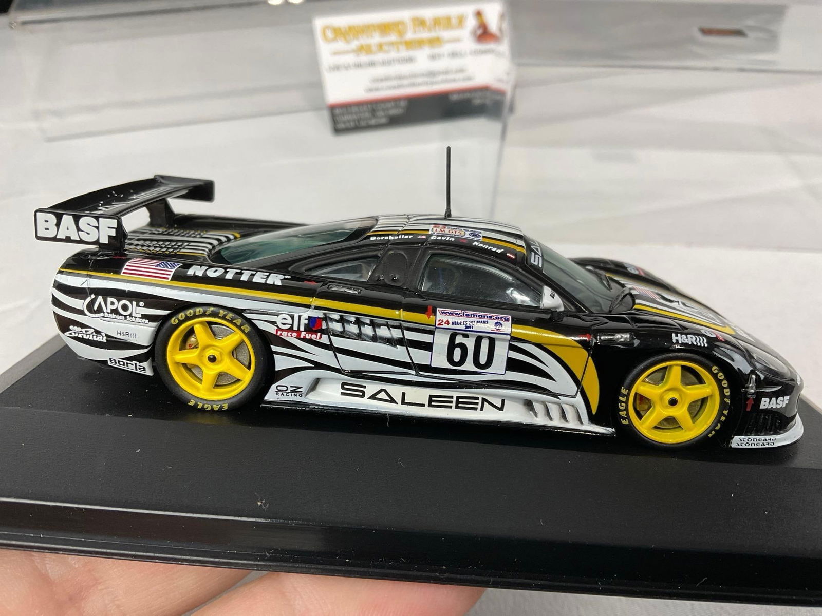 Pair of IXO Models Saleen S7-R, 2001 & 2002 Franz Konrad 1/43 Scale Diecast Car Models - 9