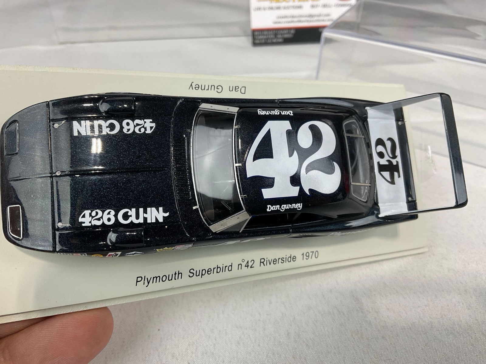 Pair of Riverside Dan Gurney 1/43 Scale Diecast Car Models, 1968 Ford Torino & 70 Plymouth Superb... - 5