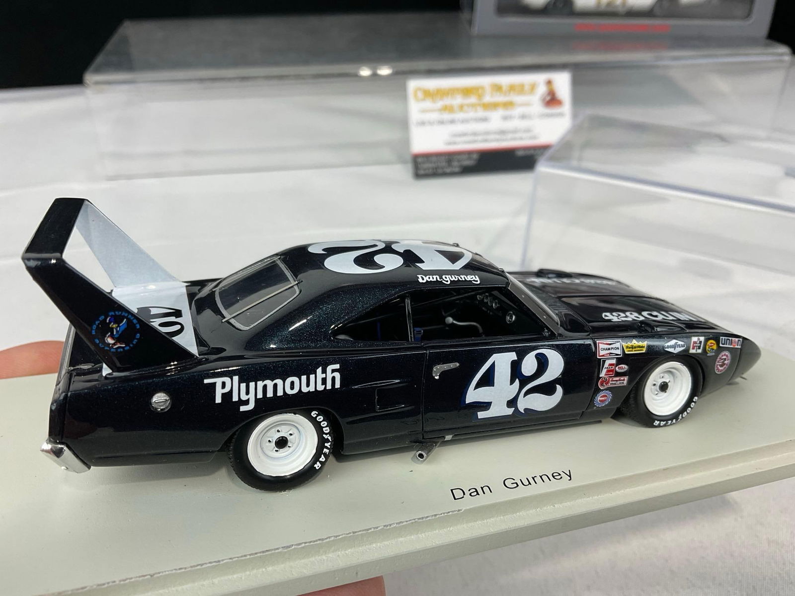 Pair of Riverside Dan Gurney 1/43 Scale Diecast Car Models, 1968 Ford Torino & 70 Plymouth Superb... - 6