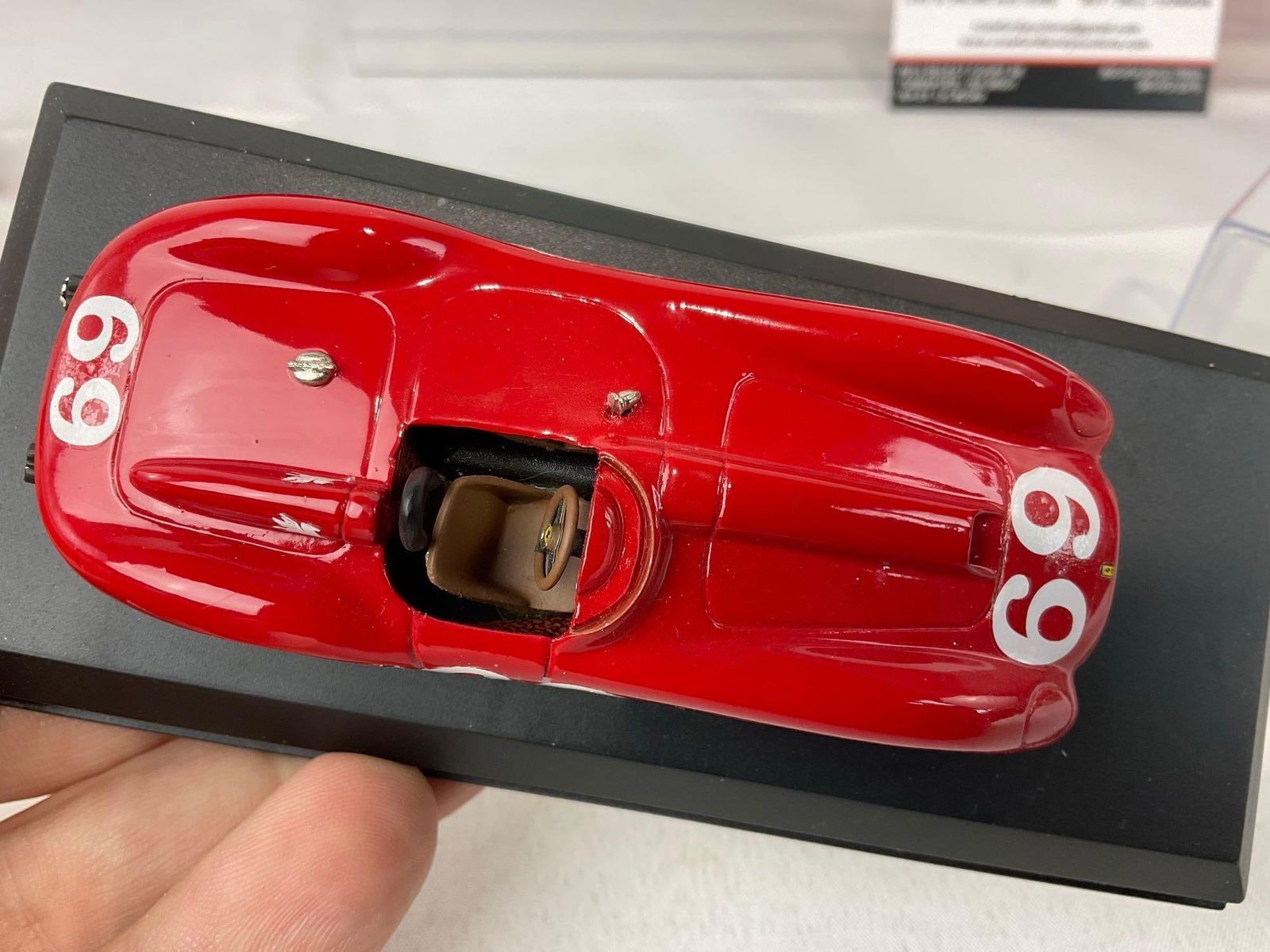 2 1/43 Scale Diecast Car Models, 1960 Ferrari 375 Parravano & 1966 Lola T-70 Spyder Bridgehampton - 4
