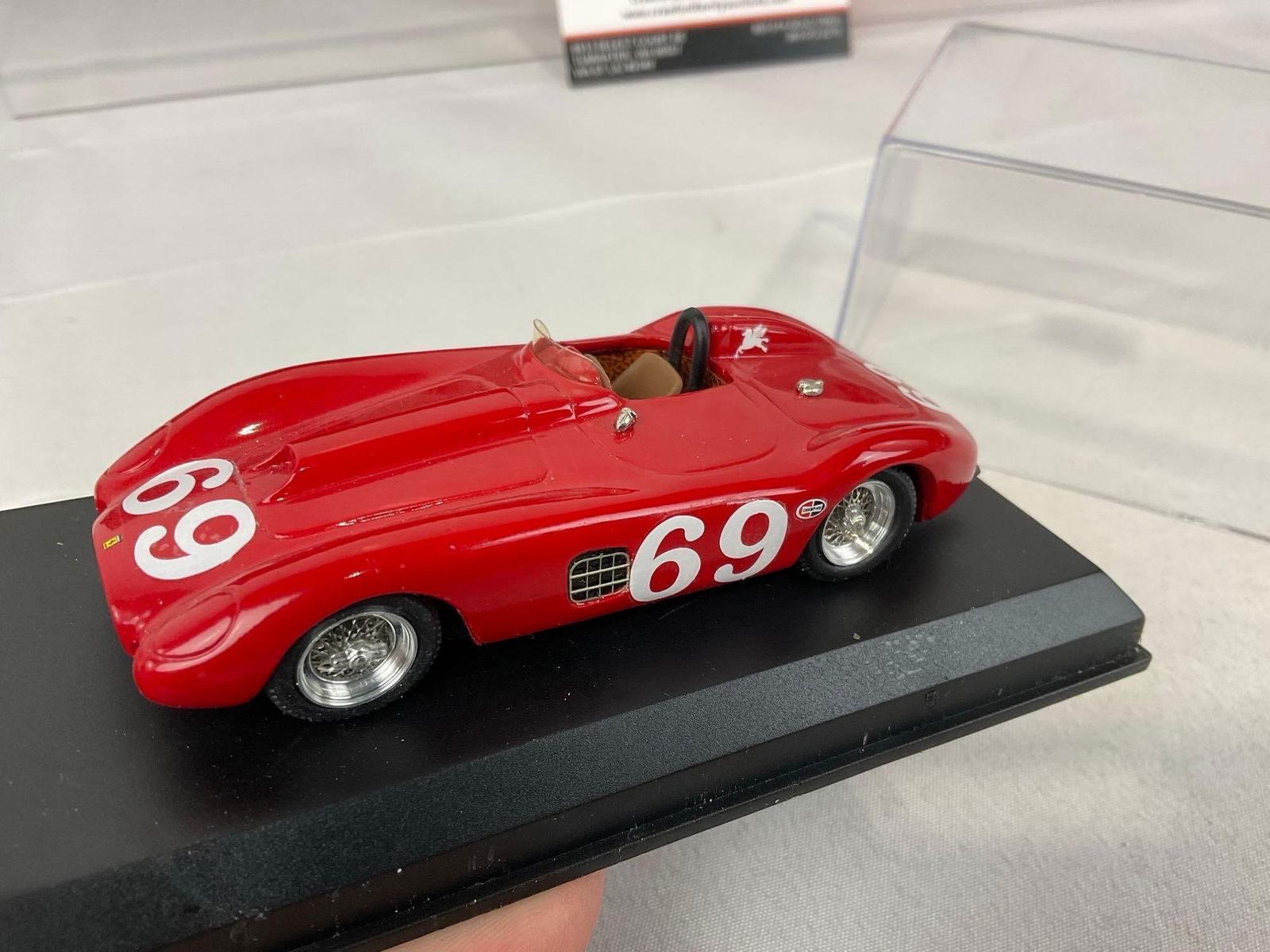 2 1/43 Scale Diecast Car Models, 1960 Ferrari 375 Parravano & 1966 Lola T-70 Spyder Bridgehampton - 5