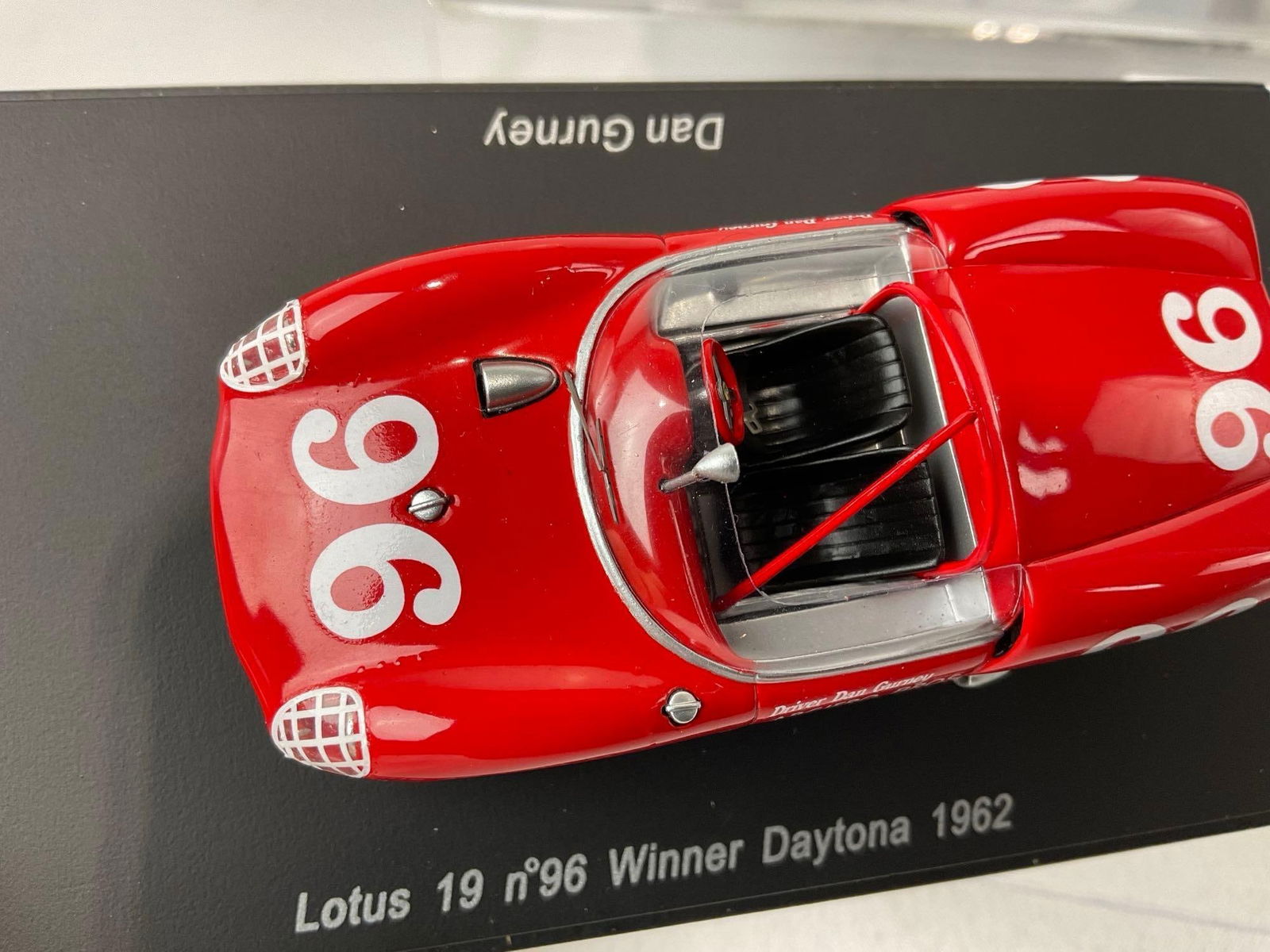 3 Dan Gurney 1/43 Scale Diecast Car Models, 60 Jaguar E2A LM, 62 Lotus 19B Daytona & 66 Eagle Cli... - 5