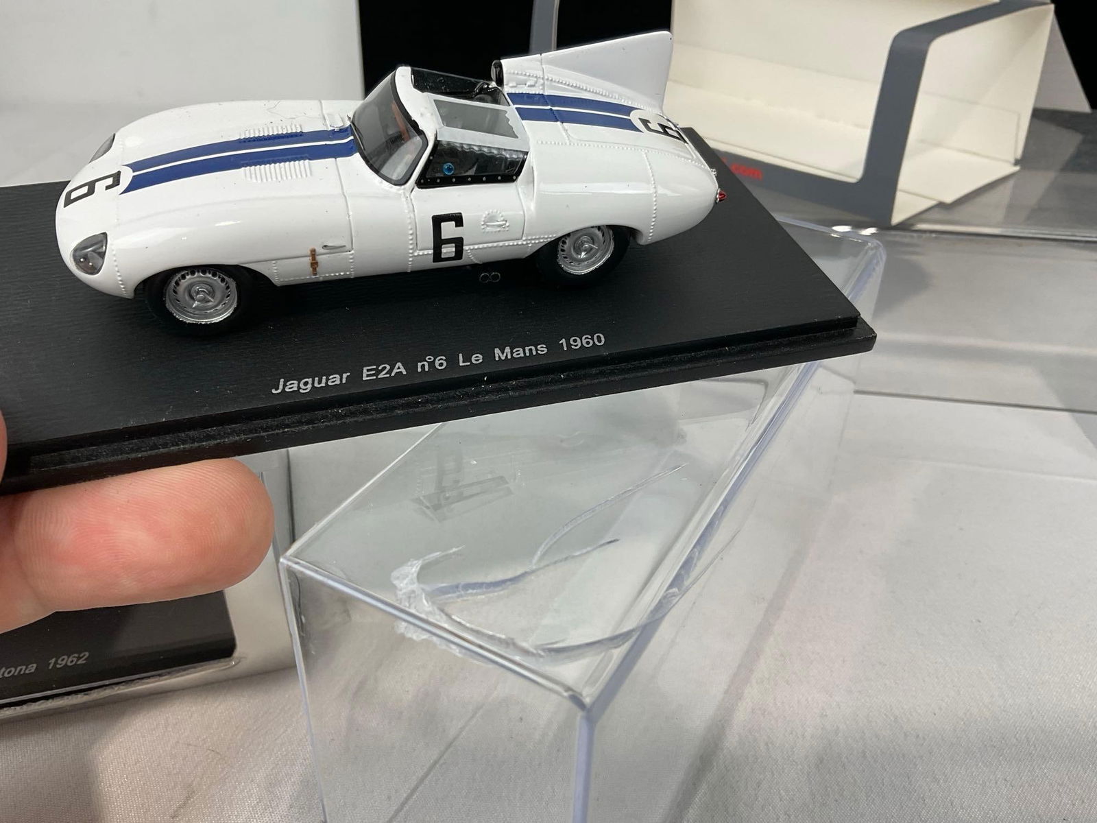 3 Dan Gurney 1/43 Scale Diecast Car Models, 60 Jaguar E2A LM, 62 Lotus 19B Daytona & 66 Eagle Cli... - 7