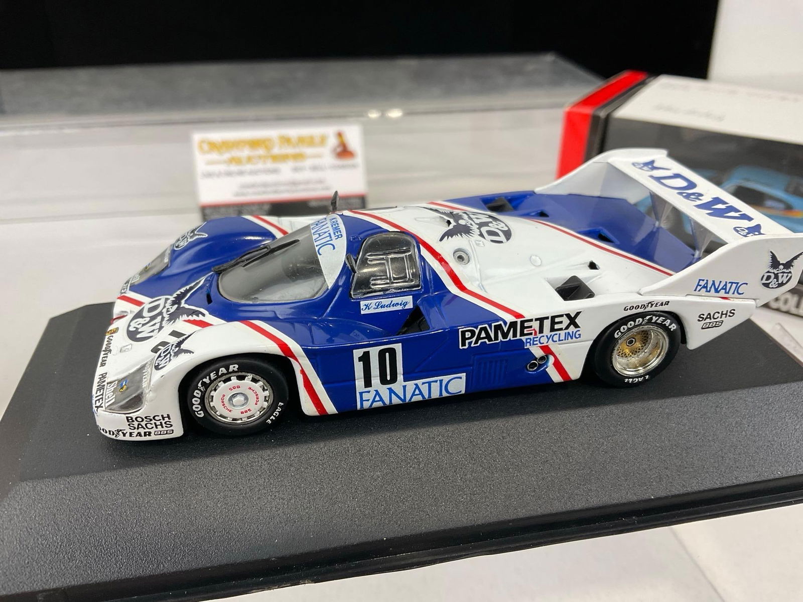 Pair of Quartzo 1/43 Scale Diecast Car Models, Porsche 956 ST D&W &, Kremer K3 Mambo DRM 1979 - 10