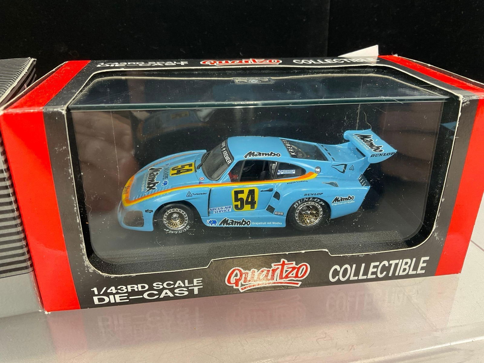 Pair of Quartzo 1/43 Scale Diecast Car Models, Porsche 956 ST D&W &, Kremer K3 Mambo DRM 1979 - 3