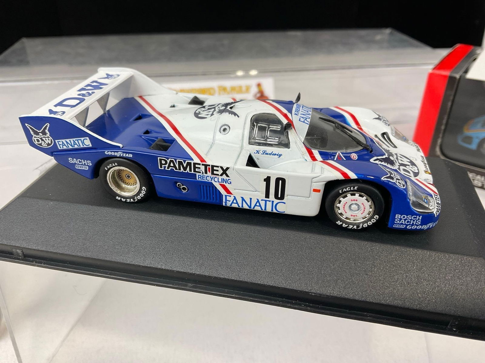Pair of Quartzo 1/43 Scale Diecast Car Models, Porsche 956 ST D&W &, Kremer K3 Mambo DRM 1979 - 8