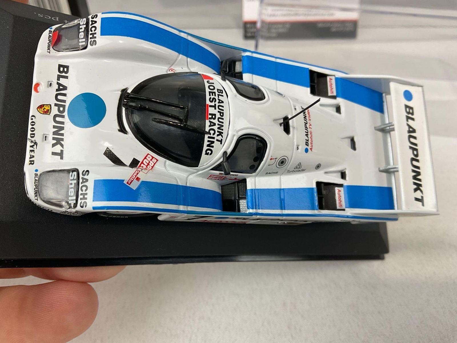 Pair of 1/43 Scale Diecast Car Models, 1986 Porsche 956K Joest & Ford Sierra RS Texaco - 4