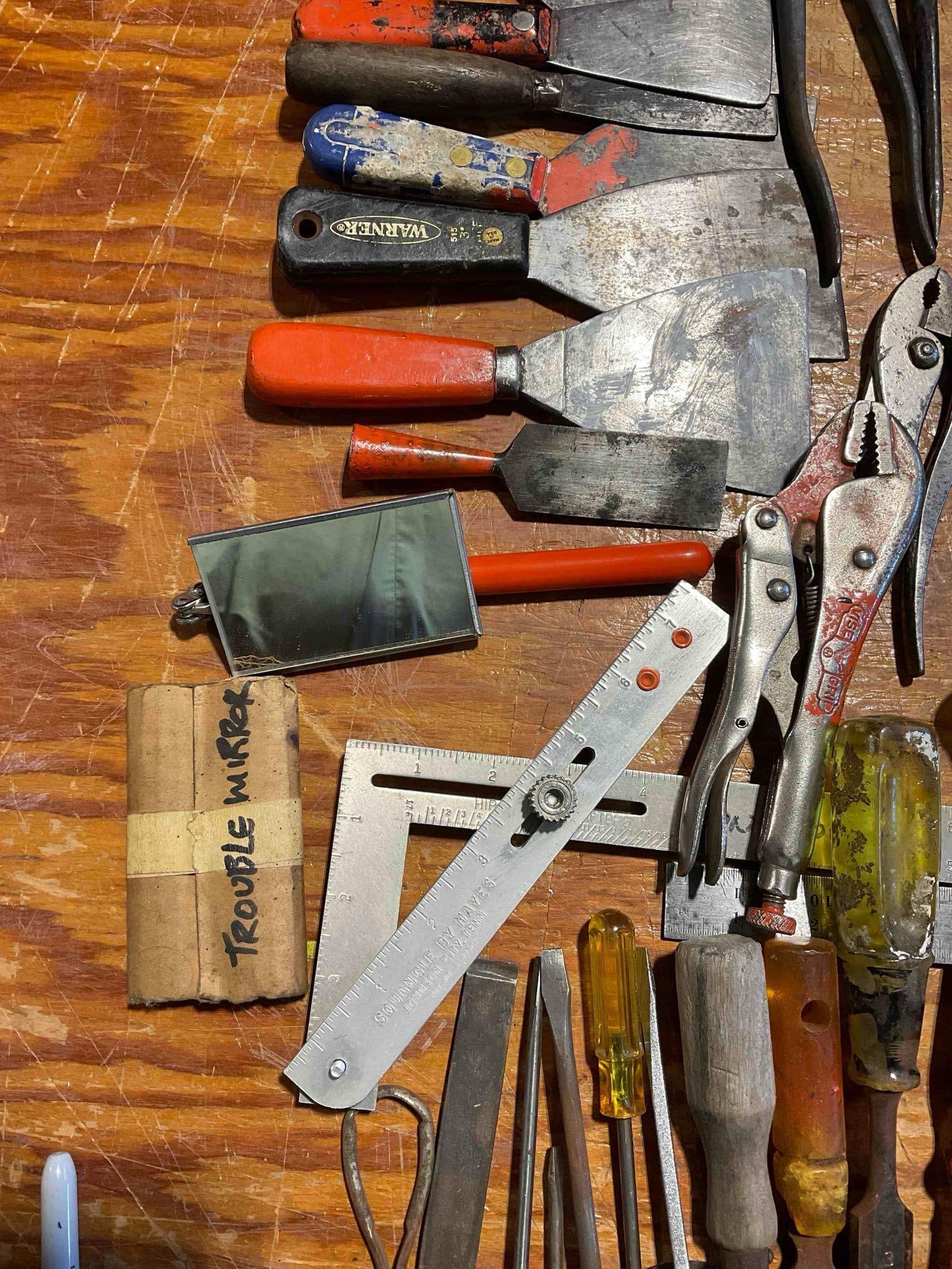 Collection of 50+ Vintage Tools Including Craftsman, Crescent, Vice Grip, and more. - 8