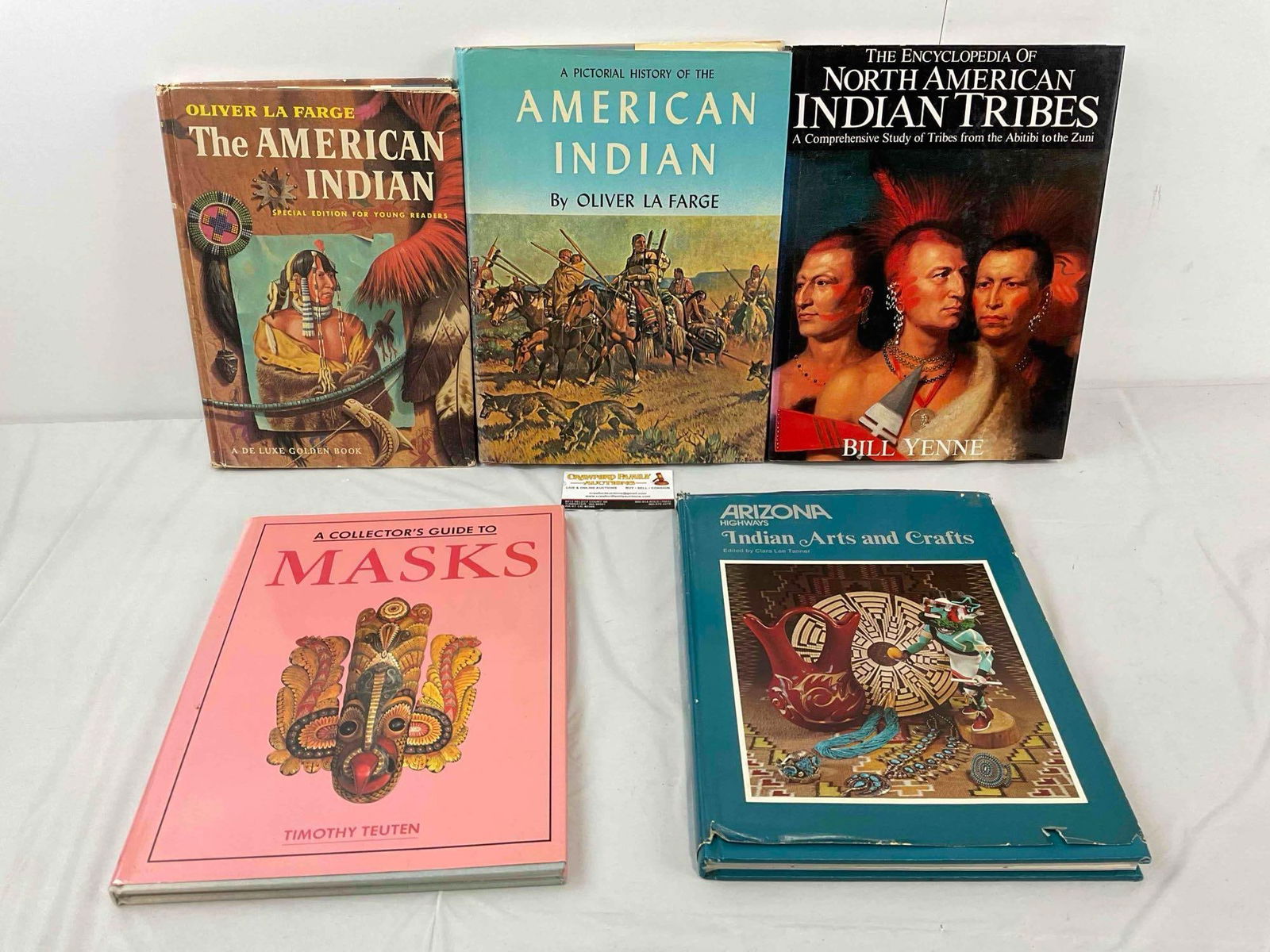 5 pcs Vintage Native American Book Collection, incl. Arizona Highways Indian Arts & Crafts. See: 5 pcs Vintage Native American Book Collection, incl. Arizona Highways Indian Arts & Crafts. Also includes Collector's Guide to Masks, The American Indian and more! Have wear indicative of age, con
