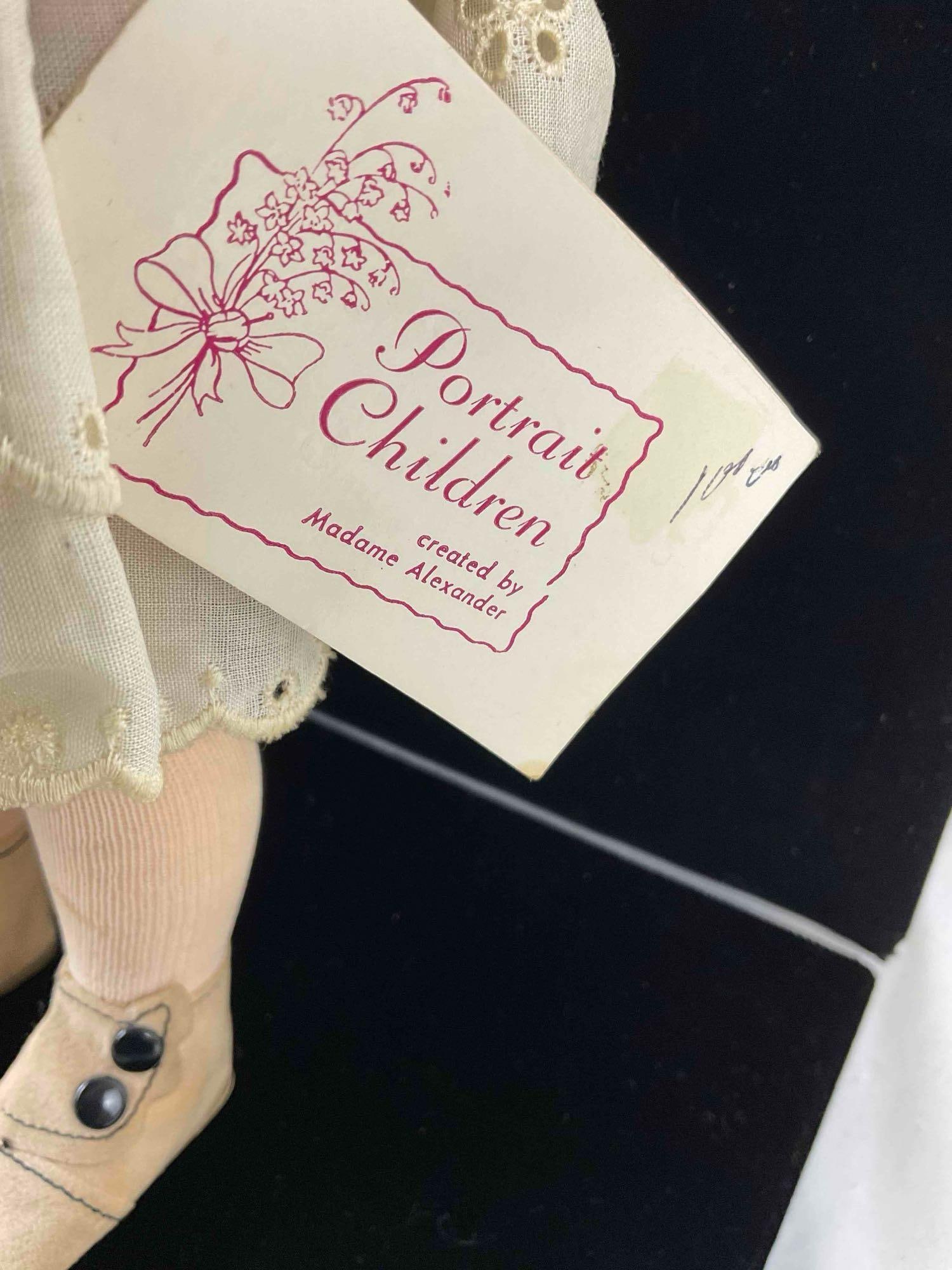 2 pcs Vintage Madame Alexander Plastic Dolls "Liesl" & "Degas Girl" w/ Tag. Very Good Condition. - 4