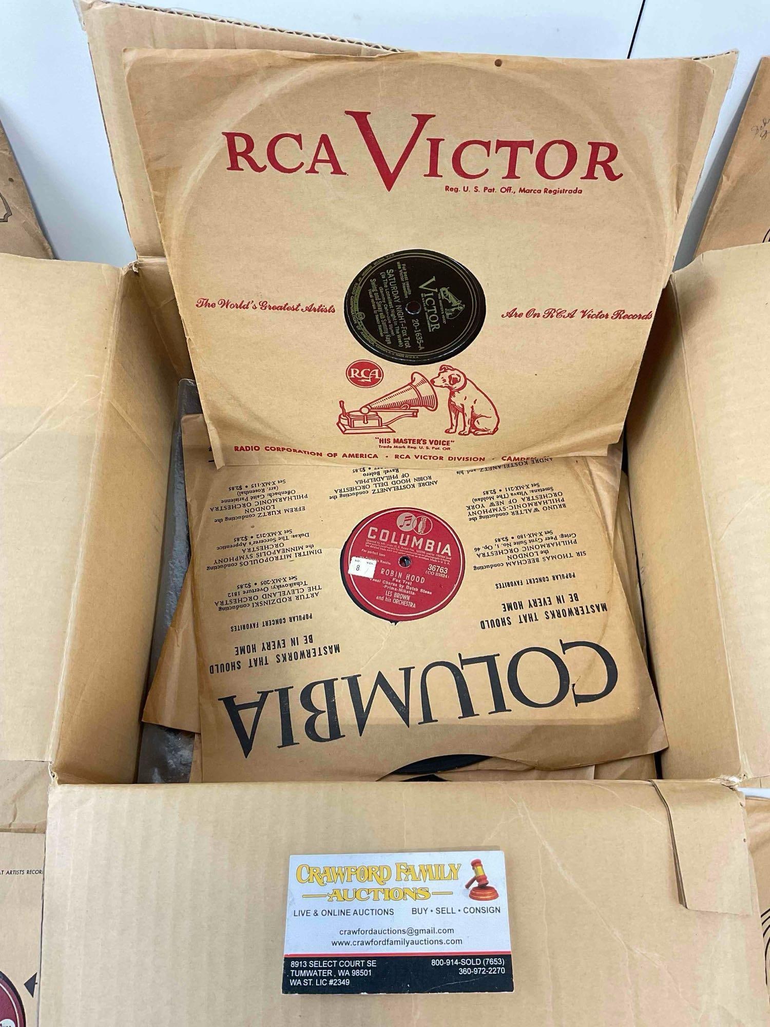 30+ pcs Vintage Vinyl Record Music Album Collection, incl. Columbia, Decca & RCA Victor. See pics. - 5