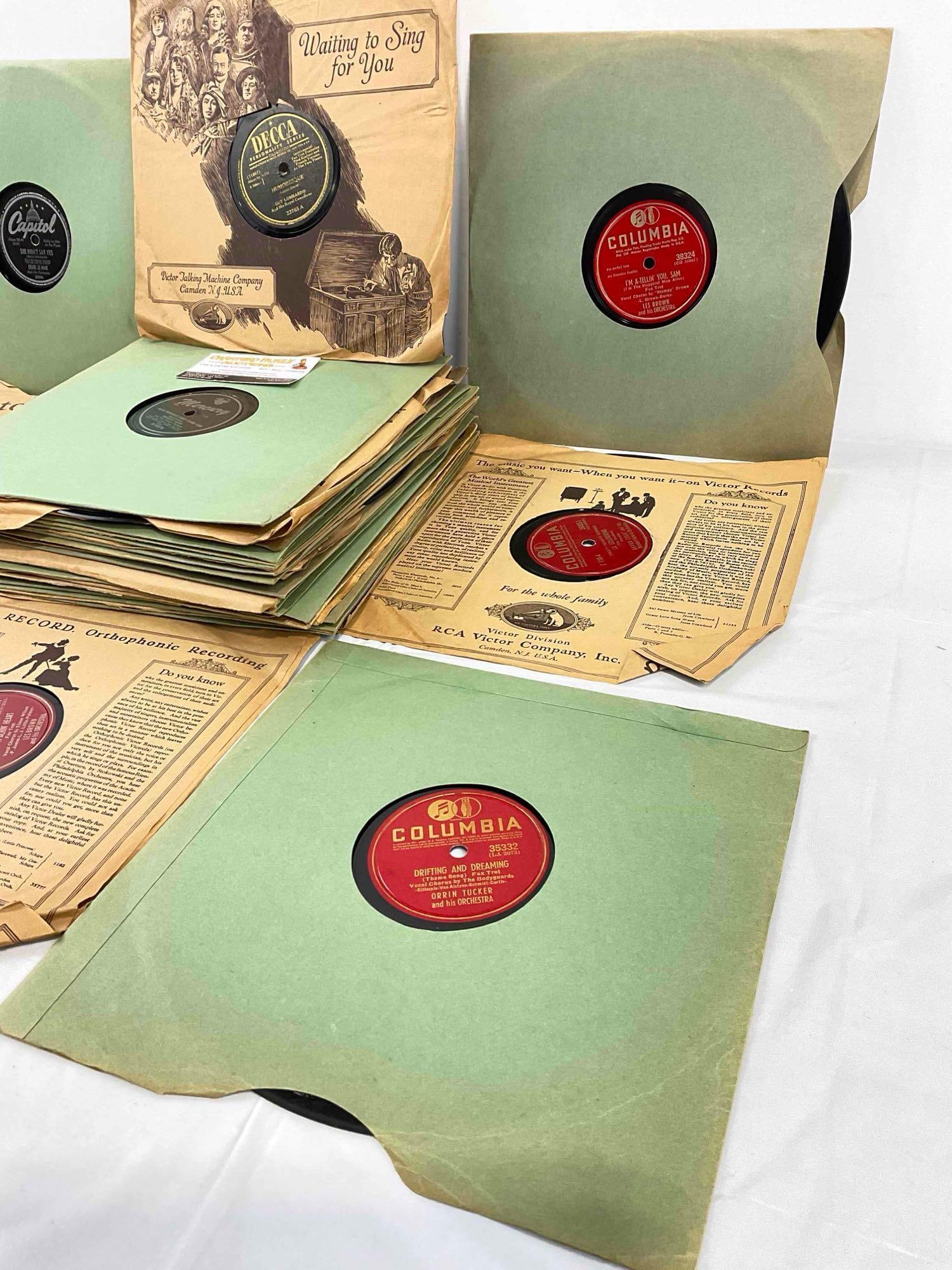 20+ pcs Vintage Vinyl Record Album Collection, incl. Mercury, RCA Victor, Columbia & More! - 4