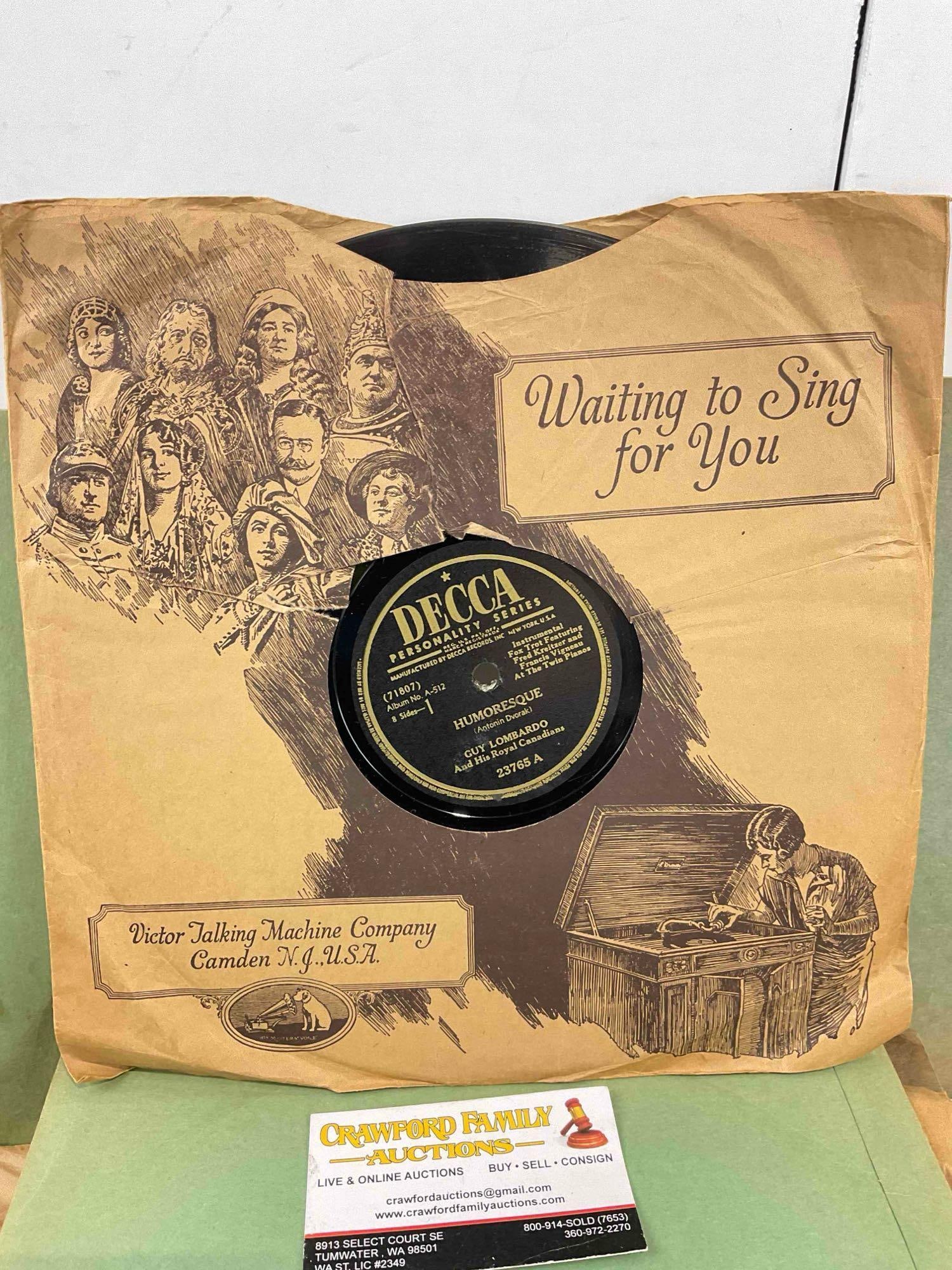 20+ pcs Vintage Vinyl Record Album Collection, incl. Mercury, RCA Victor, Columbia & More! - 5