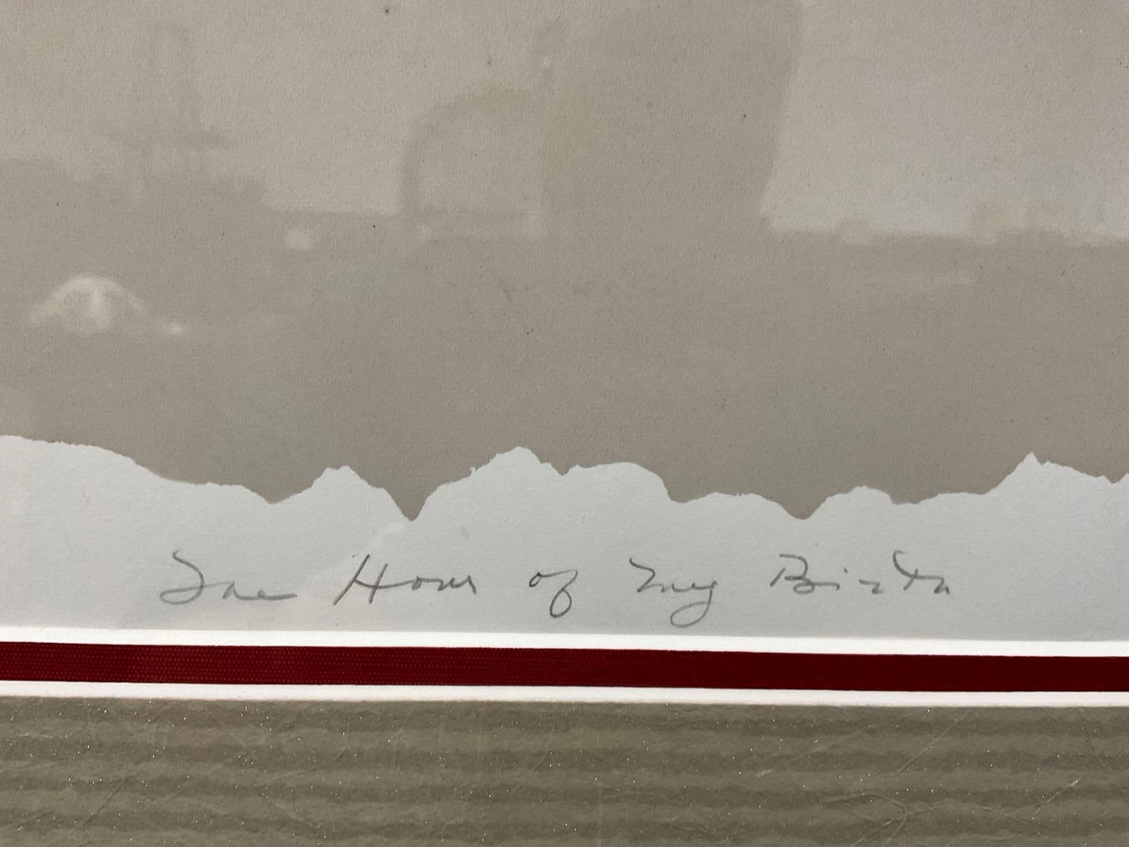 Framed Signed & #d 3/6 Litho, titled, Abstract piece, Signed by artist, 18h x 24w x 3d inches - 4