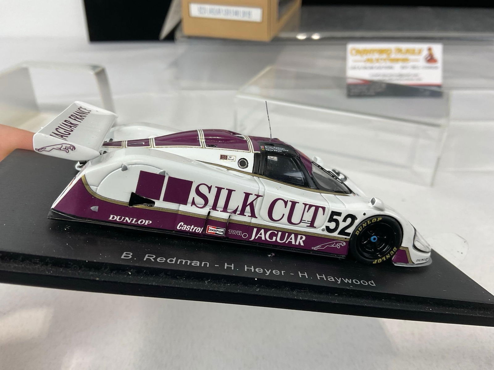 Pair of 1/43 Scale Diecast Car Models, 1985 & 6 Jaguar XJR5 & -6, Le Mans 24H Brian Redman - 6