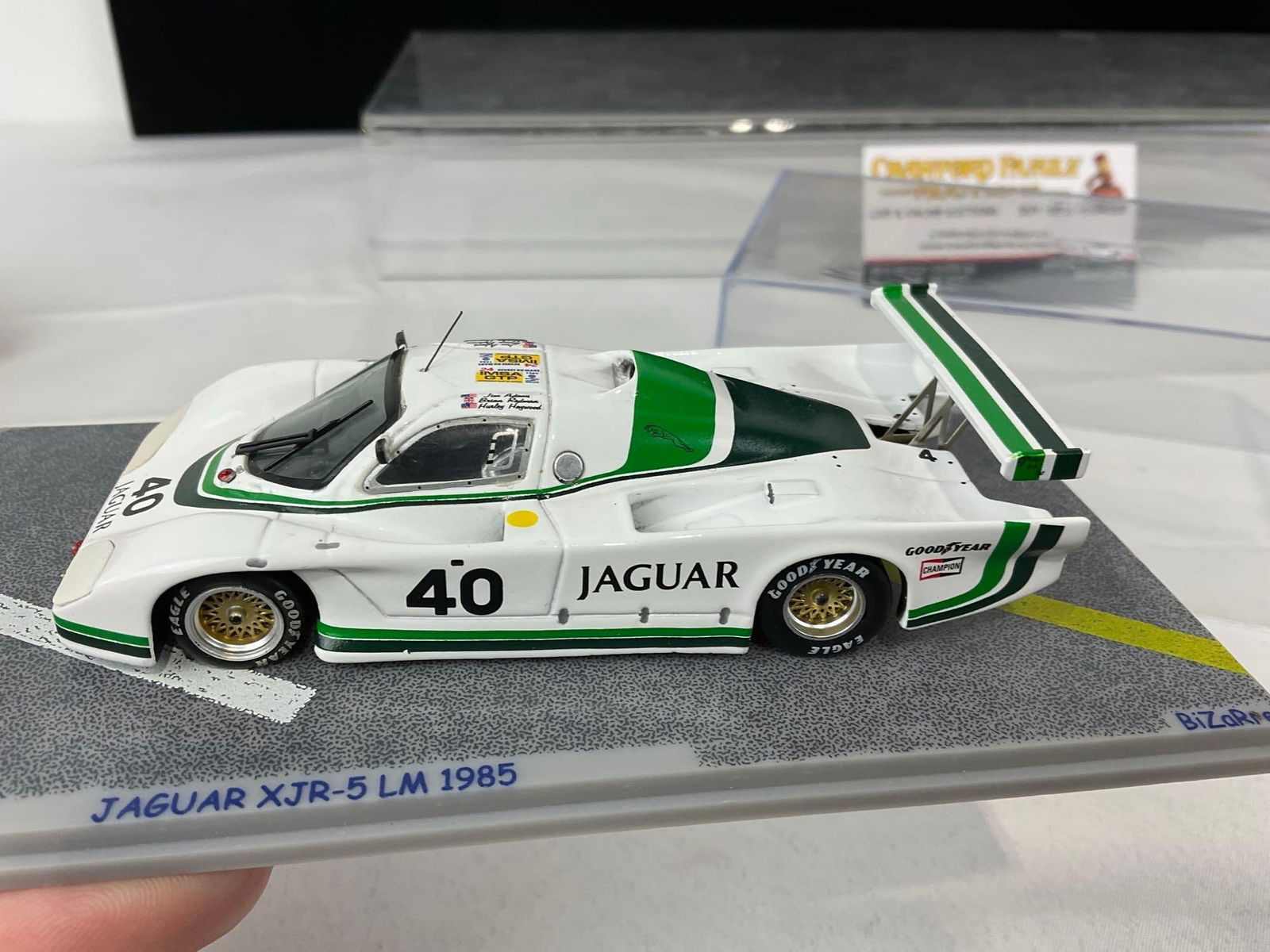 Pair of 1/43 Scale Diecast Car Models, 1985 & 6 Jaguar XJR5 & -6, Le Mans 24H Brian Redman - 7