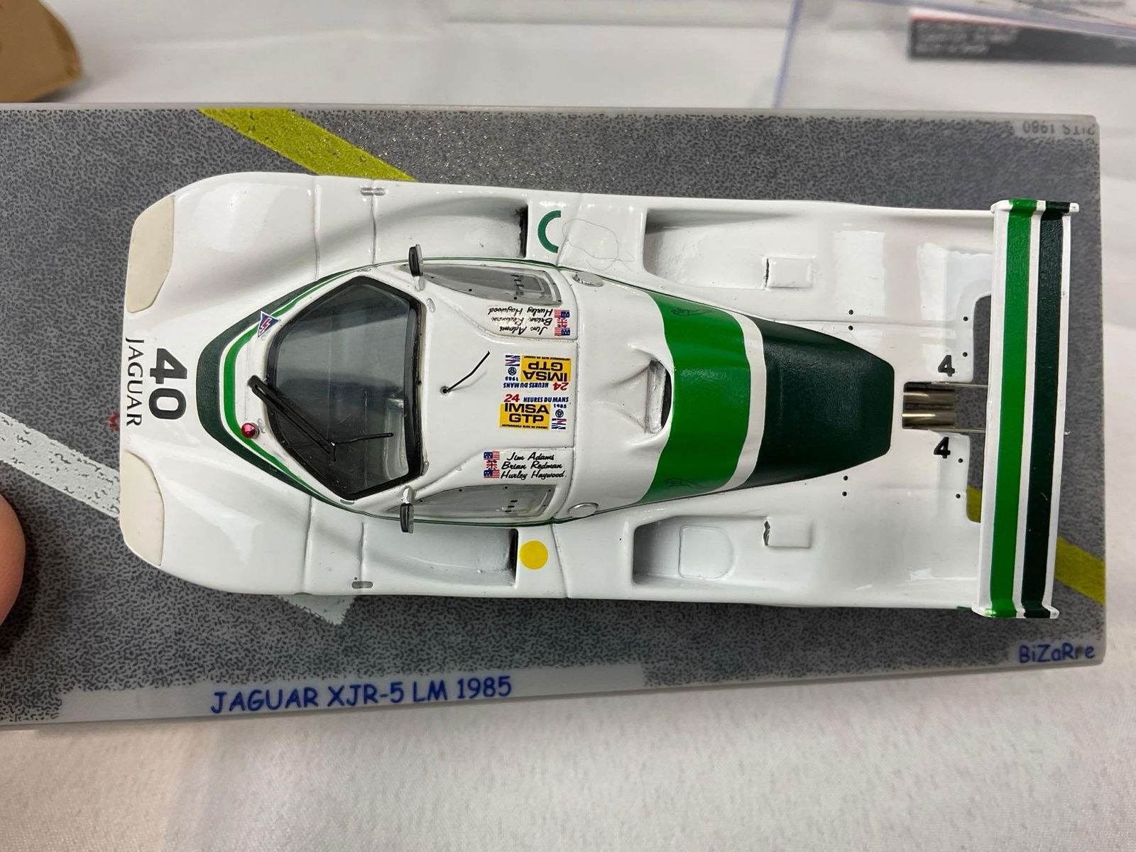 Pair of 1/43 Scale Diecast Car Models, 1985 & 6 Jaguar XJR5 & -6, Le Mans 24H Brian Redman - 8