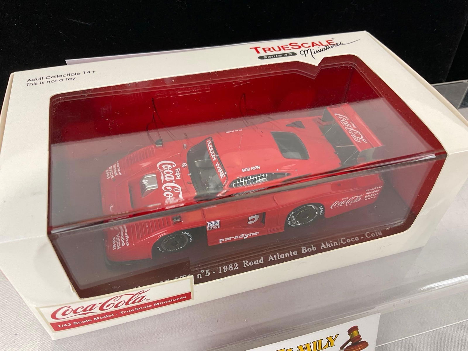 2 TrueScale Minis 1/43 Scale Diecast Car Models, 1 signed by Derek Bell, Porsche 935 & 1991 966 #60 - 2