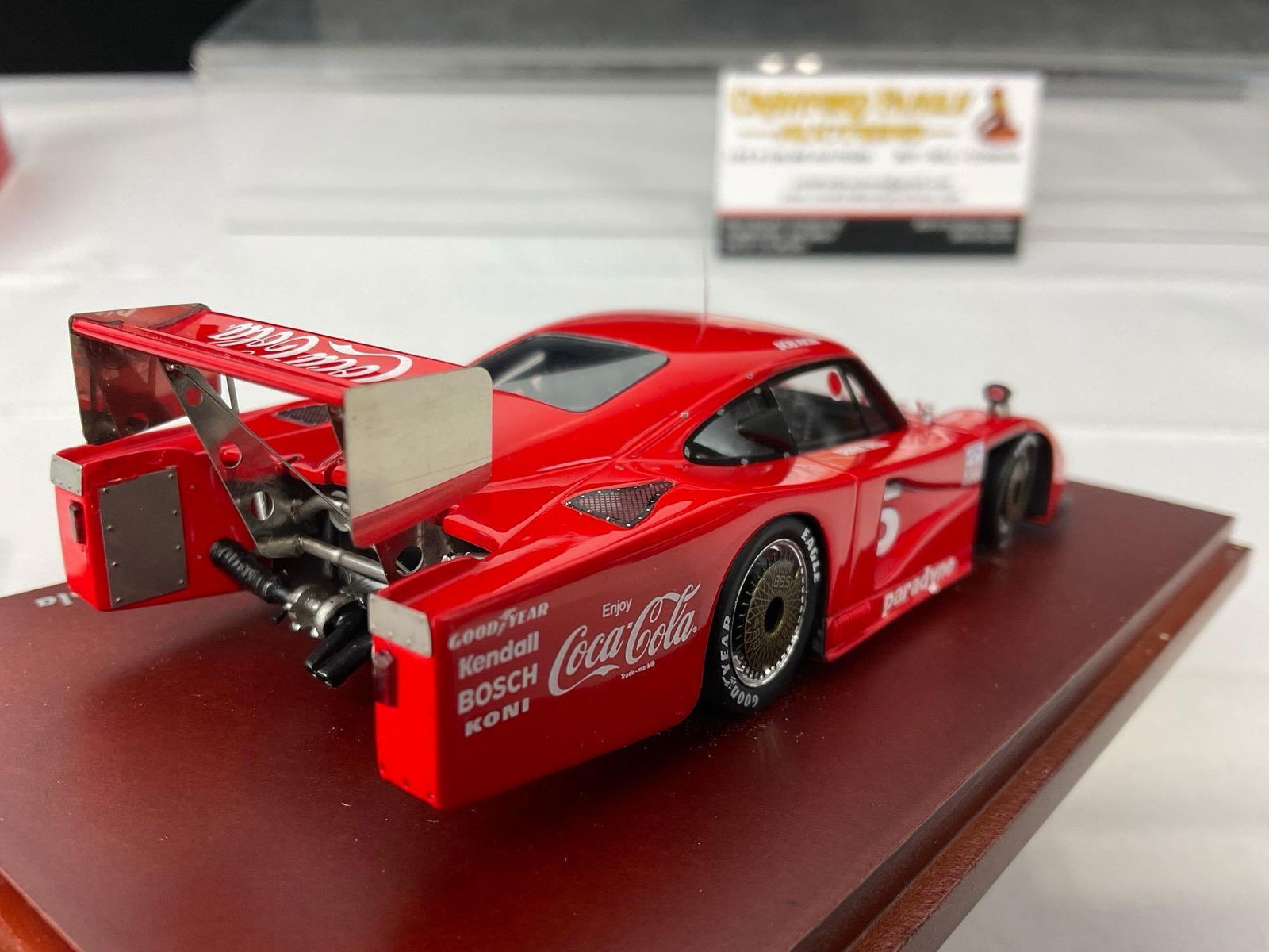 2 TrueScale Minis 1/43 Scale Diecast Car Models, 1 signed by Derek Bell, Porsche 935 & 1991 966 #60 - 7