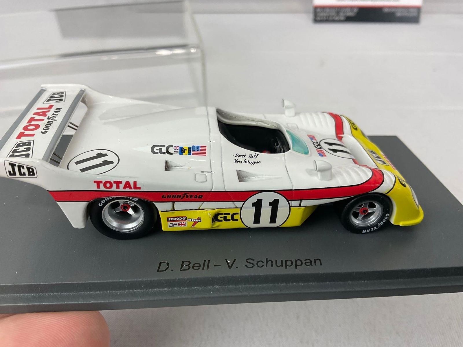 2 1/43 Scale Diecast Car Models, 1976 Mirage GR8 LM24H & 1977 Jaguar XJ12C TT, Derek Bell - 6