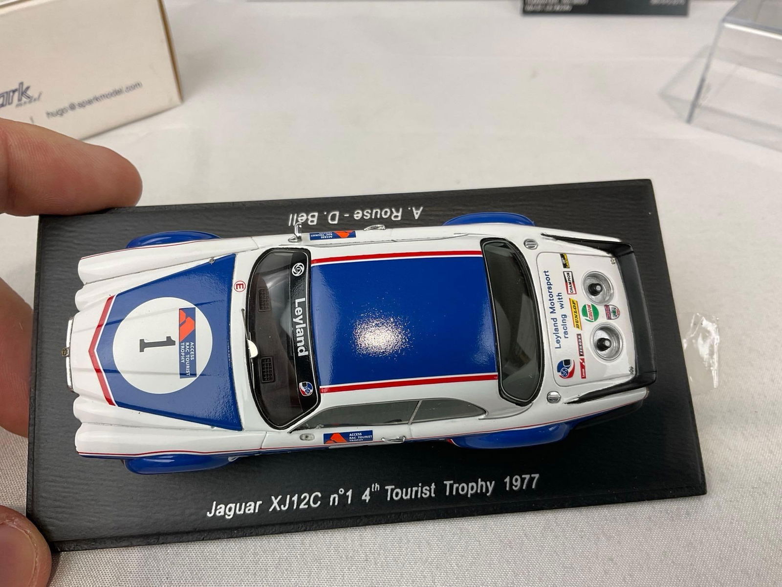 2 1/43 Scale Diecast Car Models, 1976 Mirage GR8 LM24H & 1977 Jaguar XJ12C TT, Derek Bell - 8