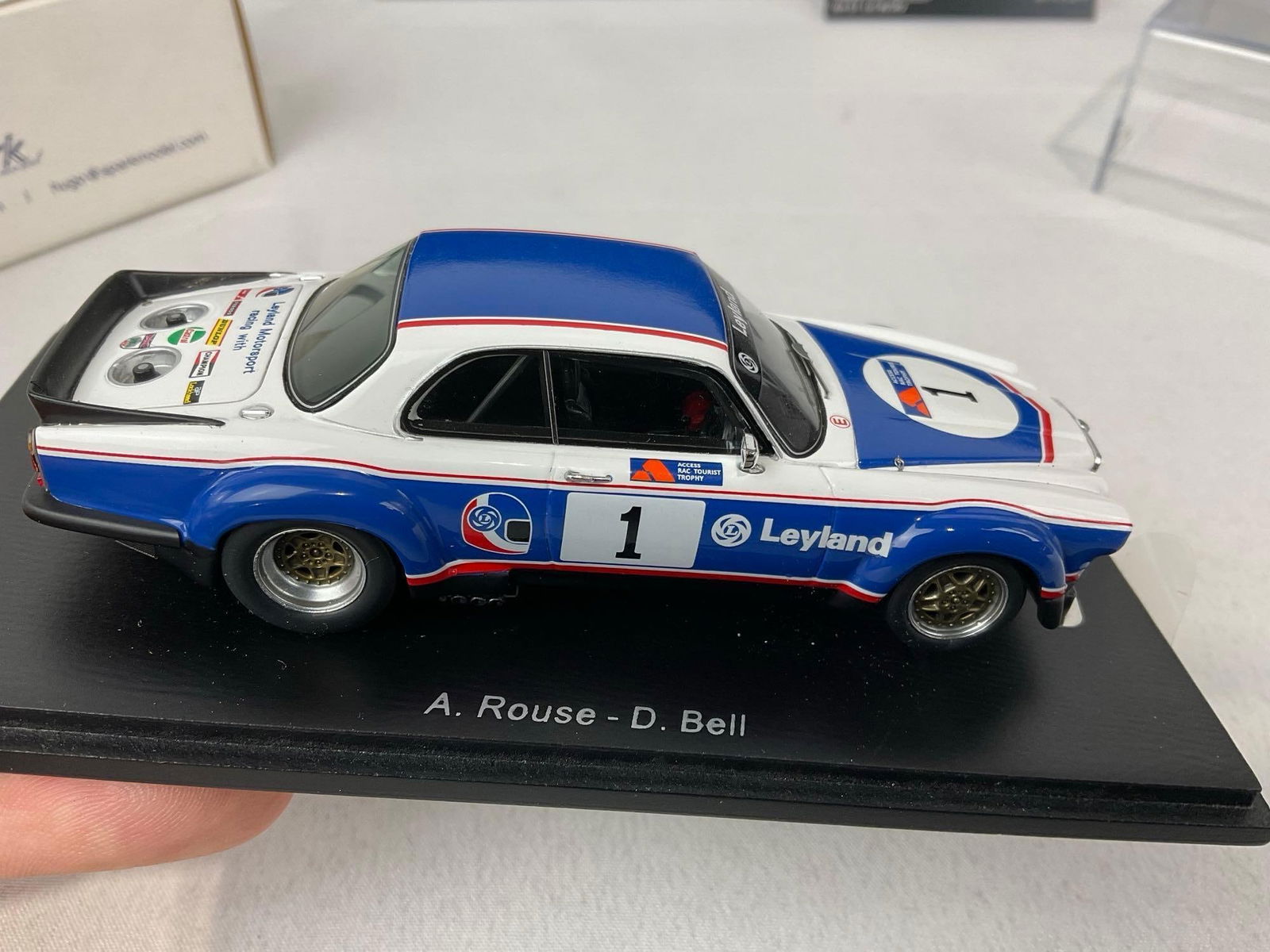 2 1/43 Scale Diecast Car Models, 1976 Mirage GR8 LM24H & 1977 Jaguar XJ12C TT, Derek Bell - 9