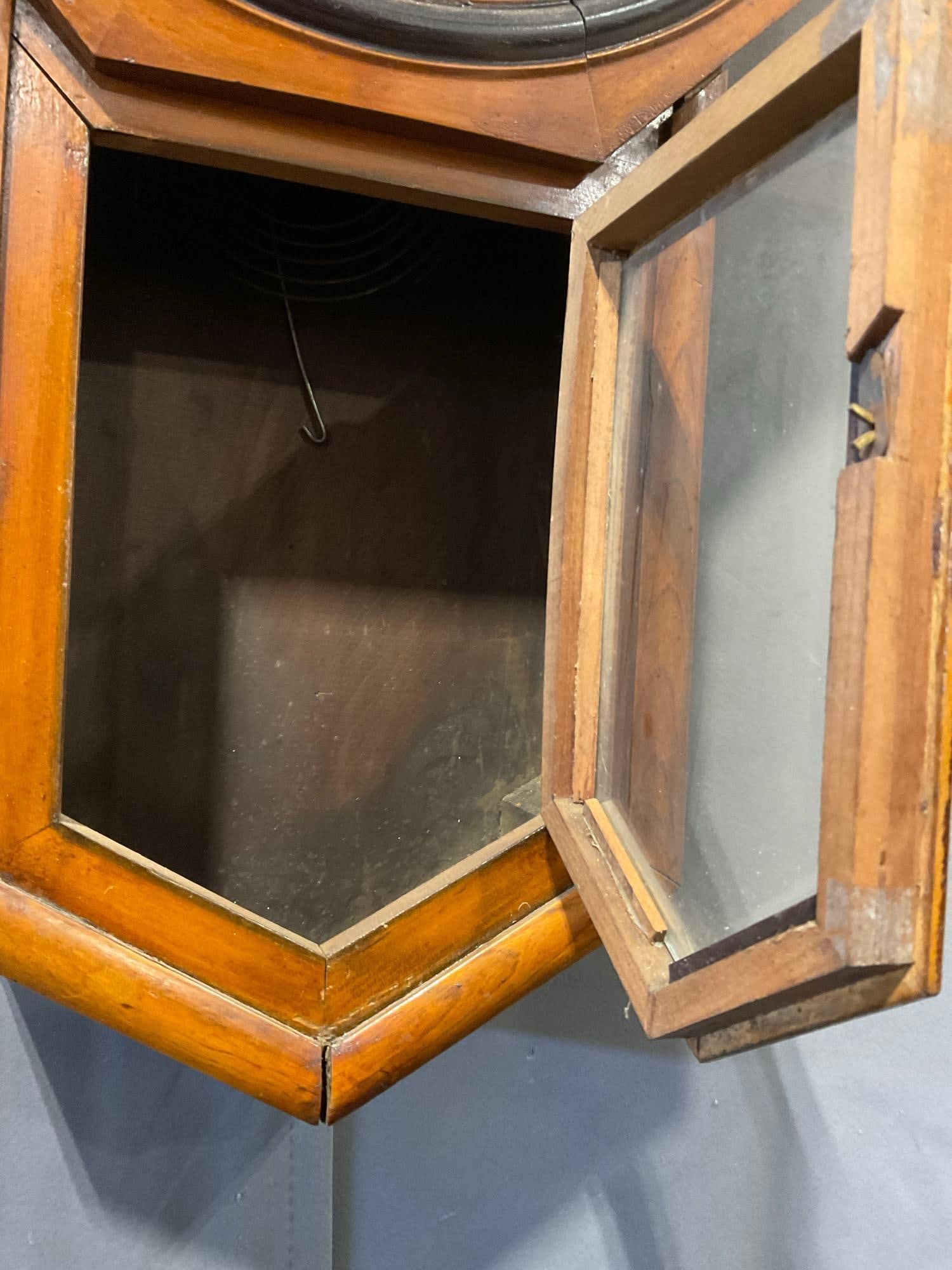 Antique Regulator Time Strike Wall Clock, 24h x 13w x 8d inches - 3