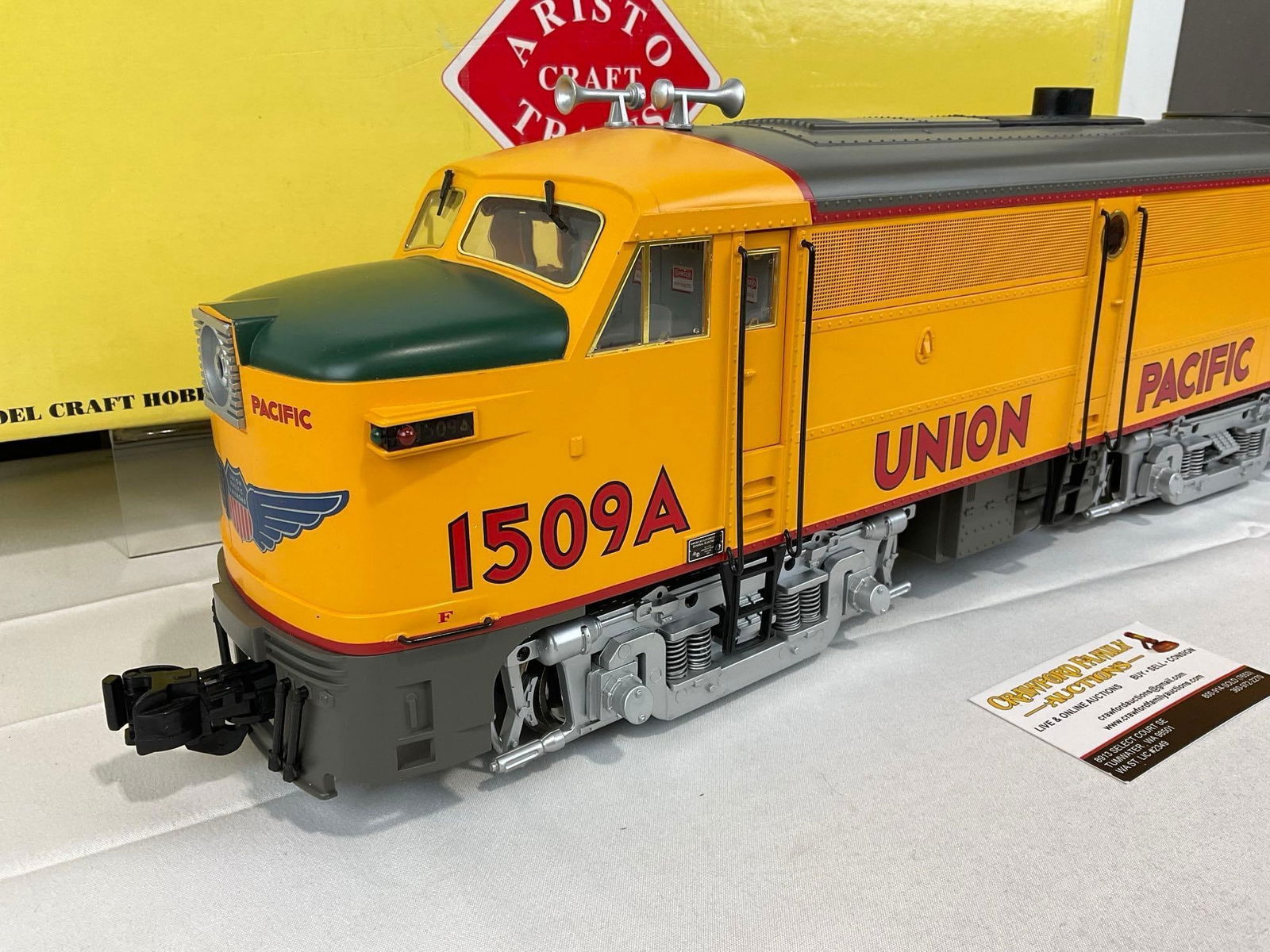 Aristo Craft Diesel Locomotive ALCO FA-1 ART-22005C UP/Union Pacific #1509A, 9h x 25w x 8d in - 2
