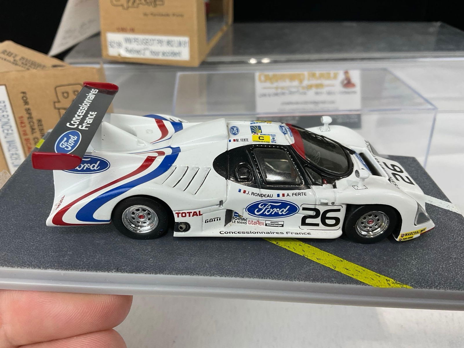 2 Bizarre LM24H 1/43 Scale Diecast Car Models, 1981 WM Peugeot P81 Turbo & 1983 Rondeau M482 - 6