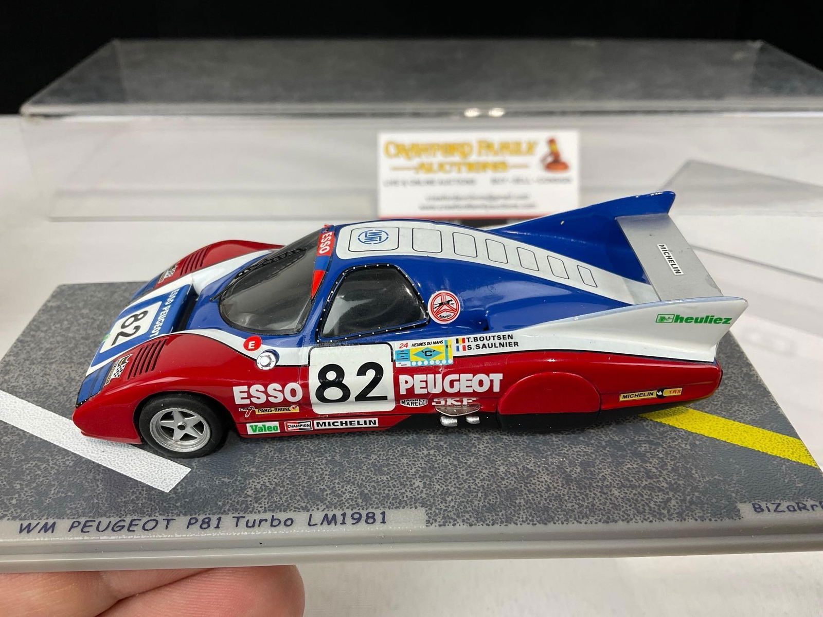 2 Bizarre LM24H 1/43 Scale Diecast Car Models, 1981 WM Peugeot P81 Turbo & 1983 Rondeau M482 - 7