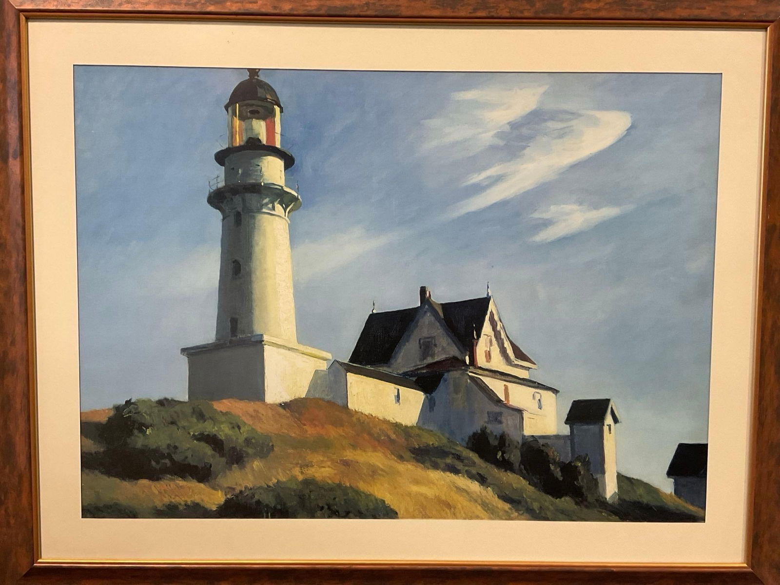 Framed Print titled The Lighthouse at Two Lights by Edward Hopper, 36h x 46w x 3d inches (1 of 5)