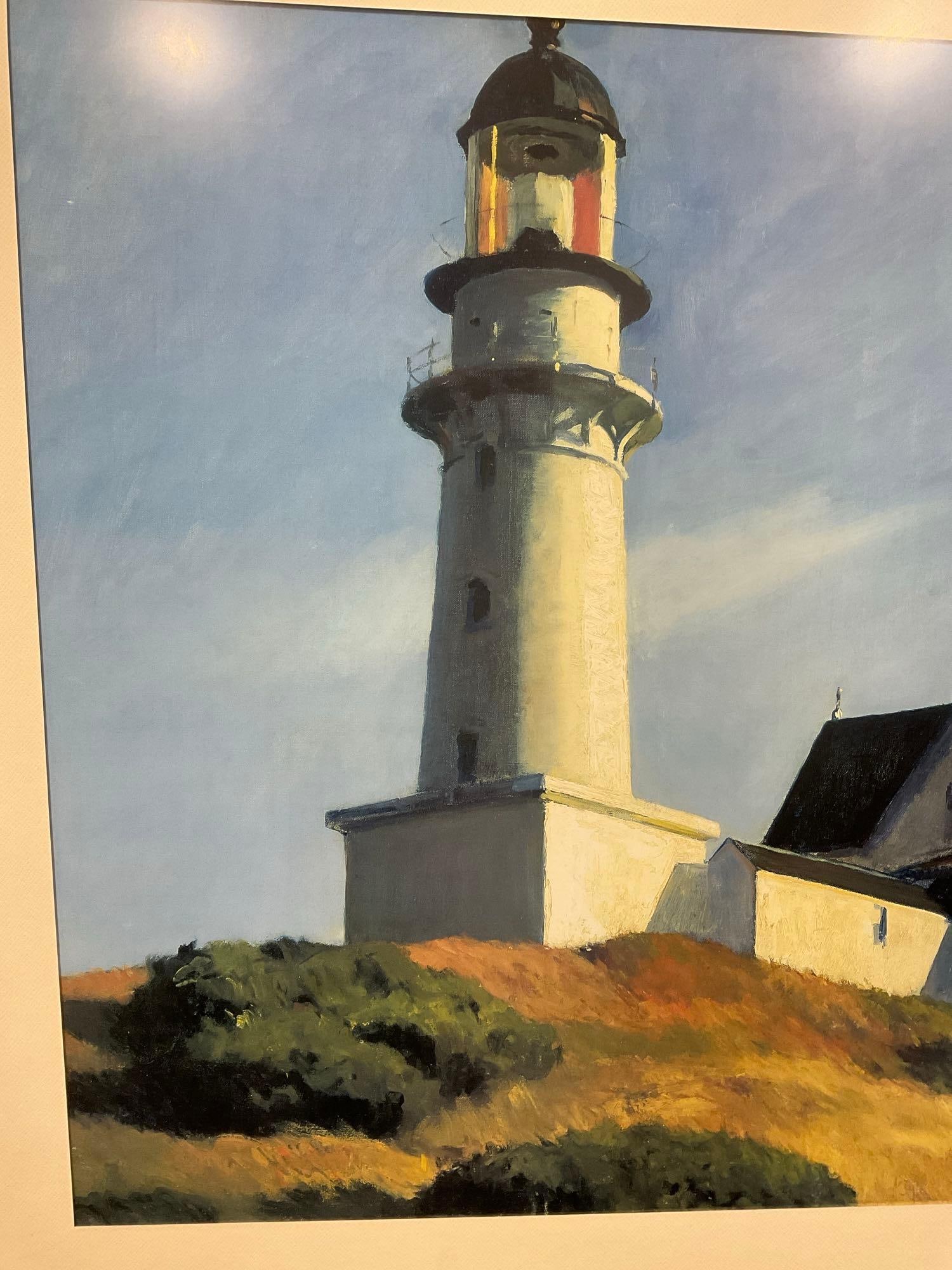 Framed Print titled The Lighthouse at Two Lights by Edward Hopper, 36h x 46w x 3d inches - 2