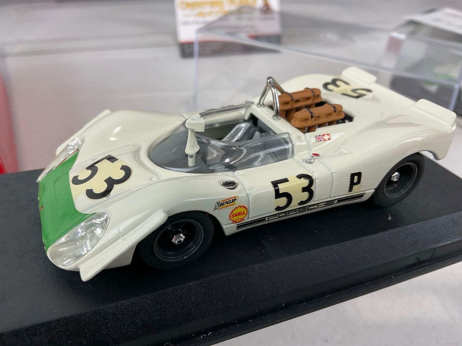 Pair of Spark & Best 1/43 Scale Diecast Car Models, 1969 Porsche 908 Le Mans 24H, Brian Redman - 5