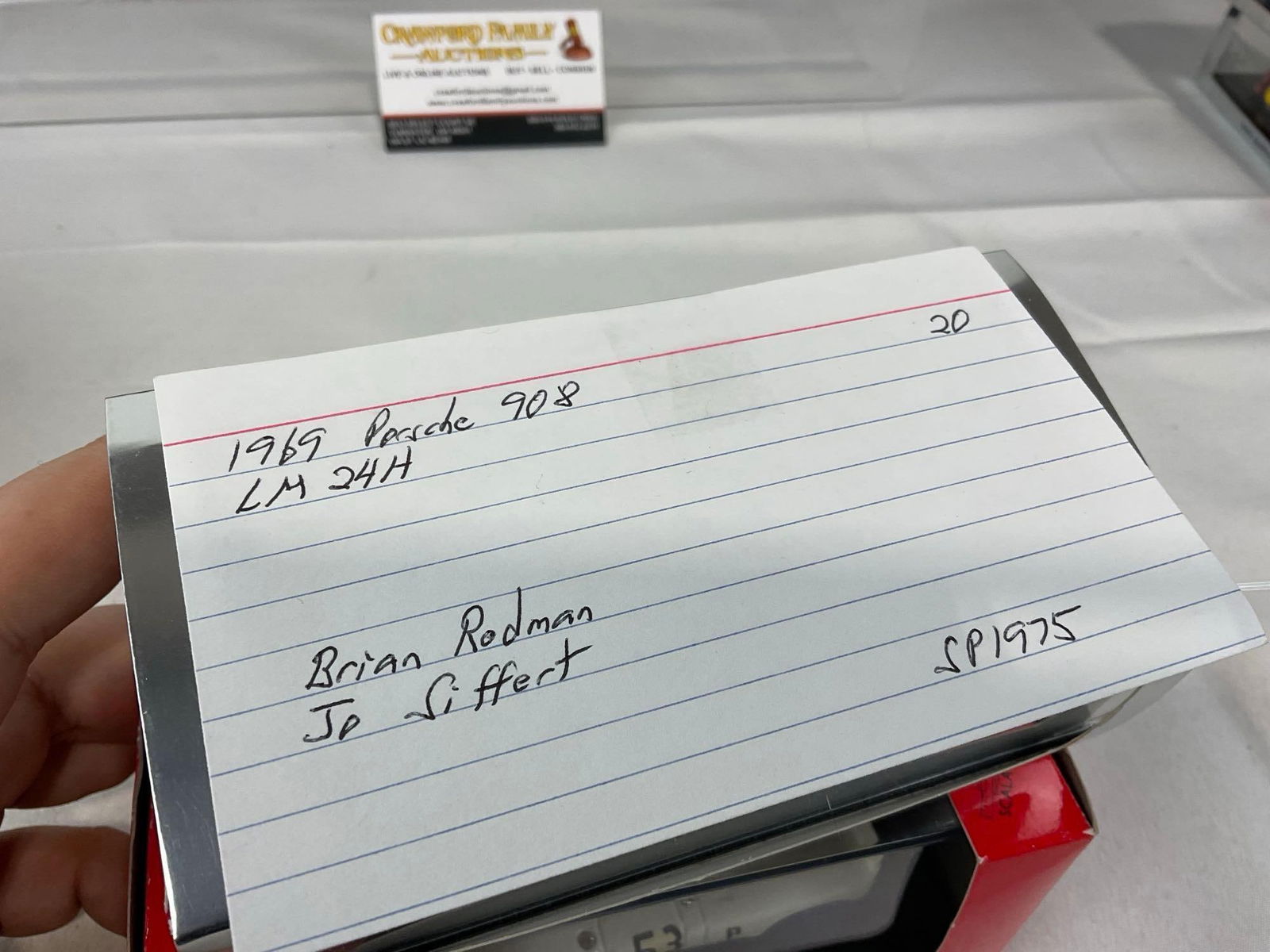 Pair of Spark & Best 1/43 Scale Diecast Car Models, 1969 Porsche 908 Le Mans 24H, Brian Redman - 9