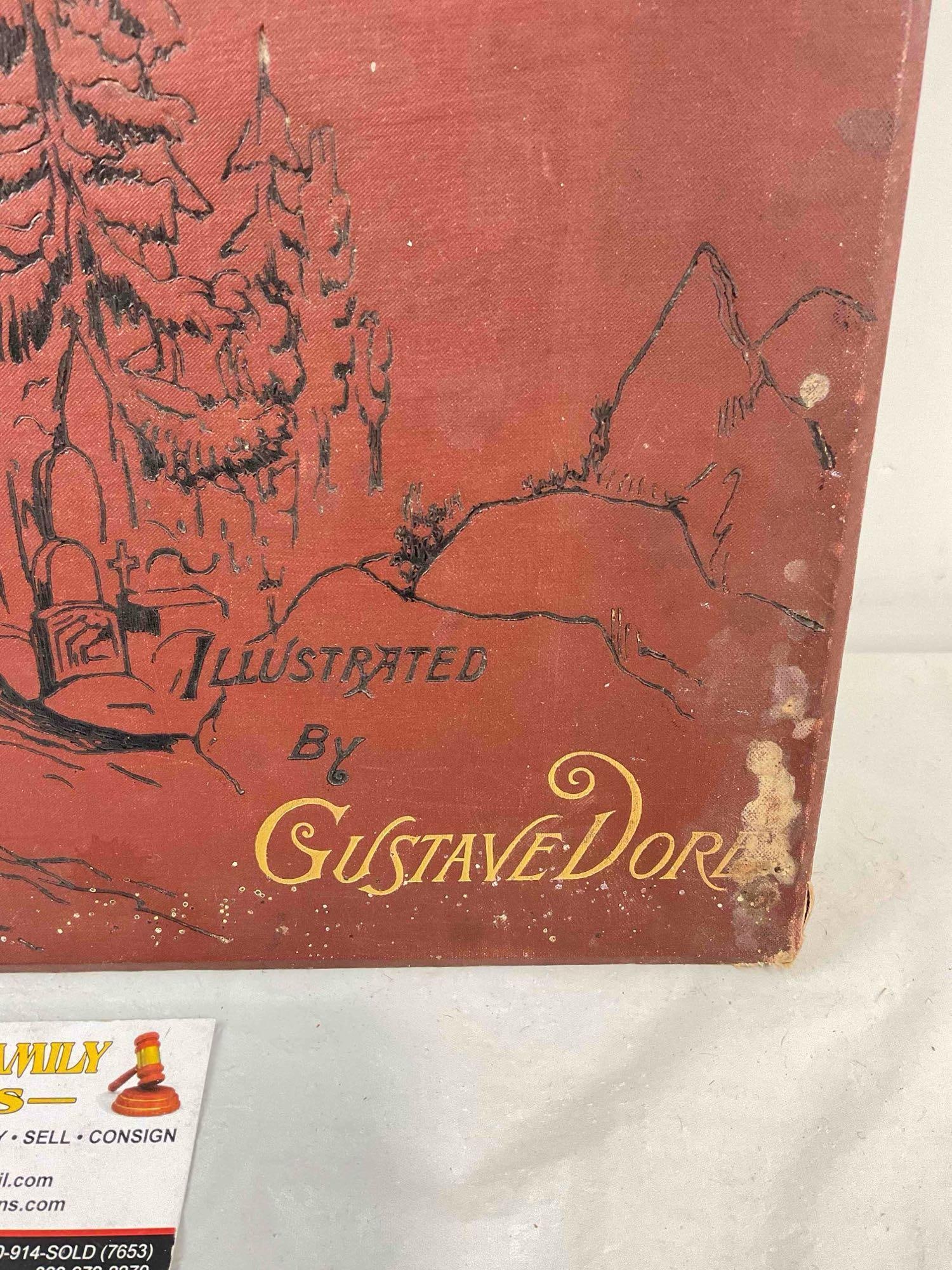 Antique Hardcover Book "The Legend of the Wandering Jew" Illustrated by Gustave Dore. - 2