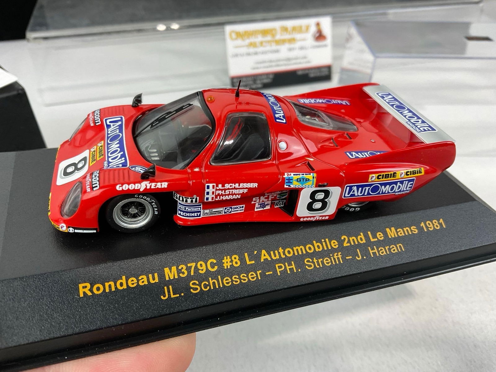 Pair of 1981 Rondeau M379C & 1990 Jaguar XJR12, LM24H 1/43 Scale Diecast Car Models - 6