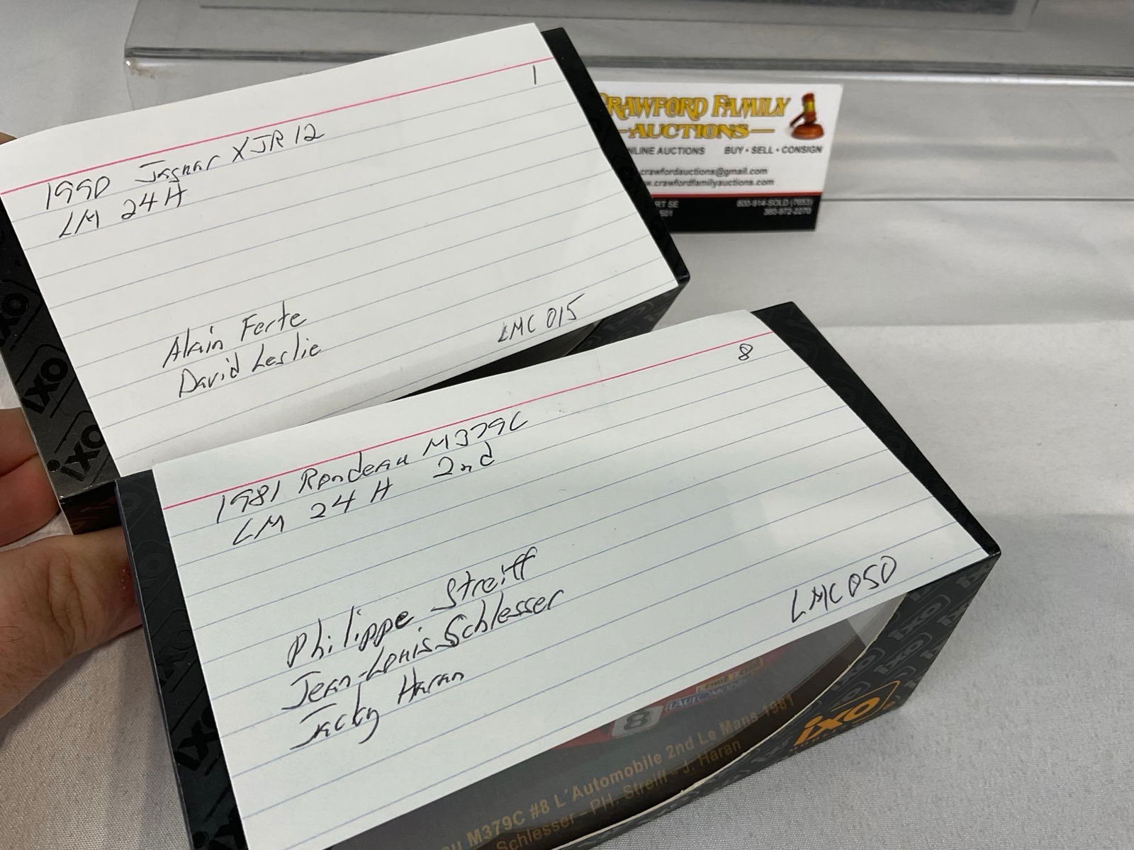 Pair of 1981 Rondeau M379C & 1990 Jaguar XJR12, LM24H 1/43 Scale Diecast Car Models - 9