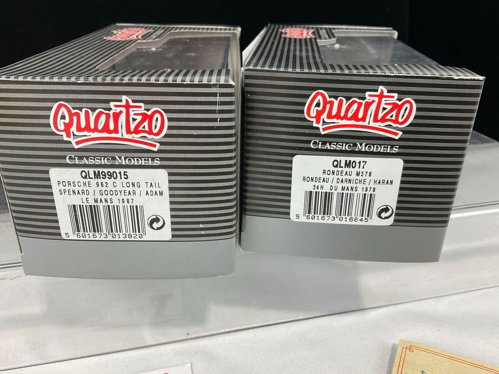 2 Quartzo 1/43 Scale Diecast Car Models, 1978 Rondeau M378 & 1987 Porsche 962 Long Tail LM24H - 3