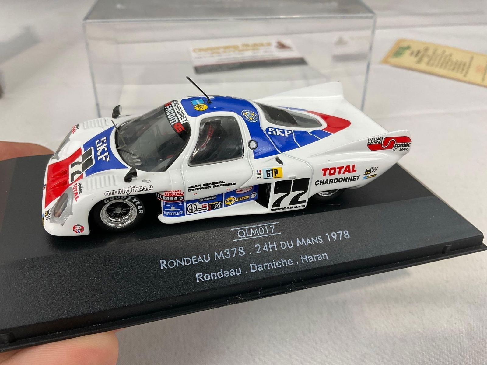 2 Quartzo 1/43 Scale Diecast Car Models, 1978 Rondeau M378 & 1987 Porsche 962 Long Tail LM24H - 7