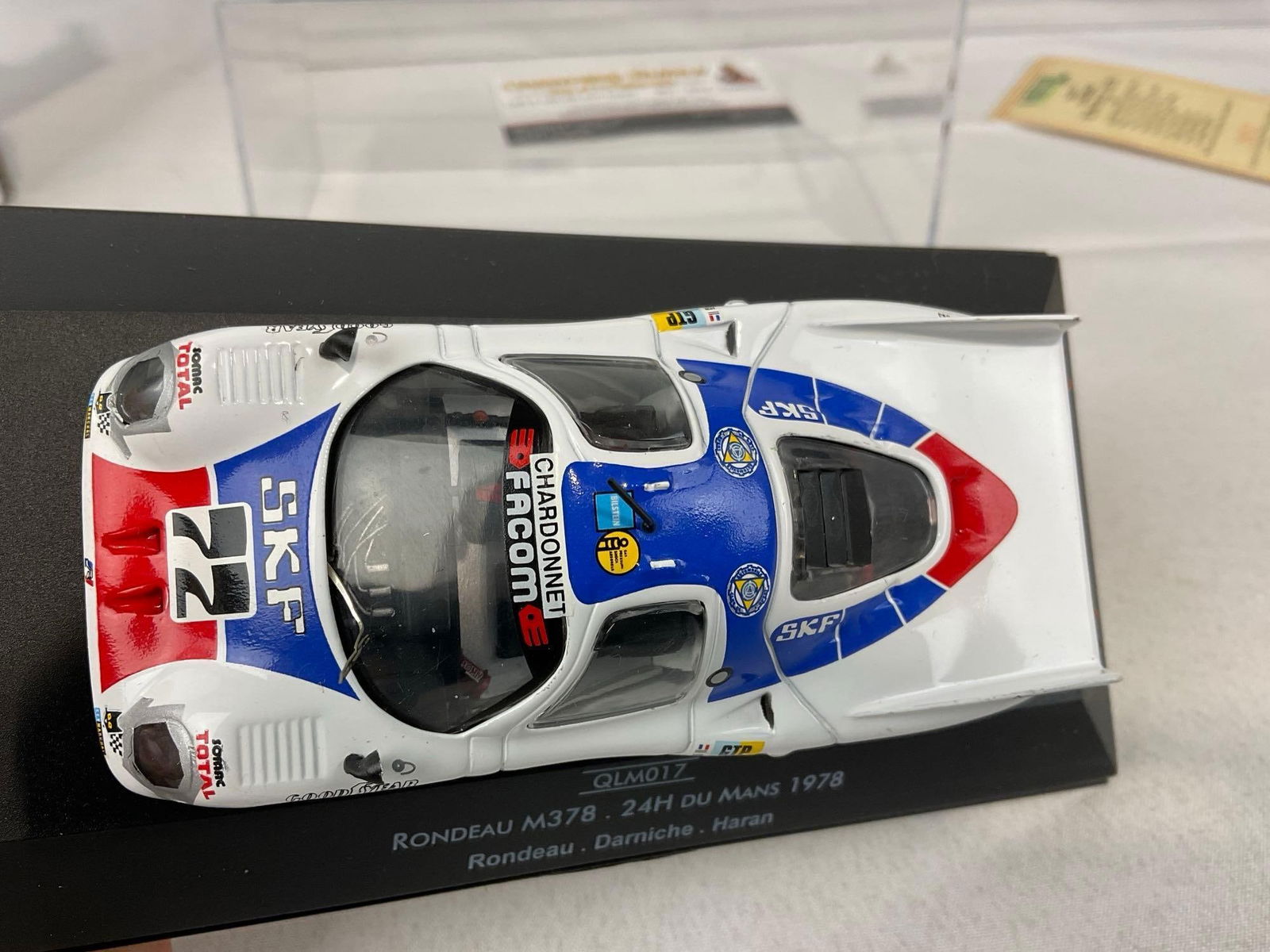 2 Quartzo 1/43 Scale Diecast Car Models, 1978 Rondeau M378 & 1987 Porsche 962 Long Tail LM24H - 8