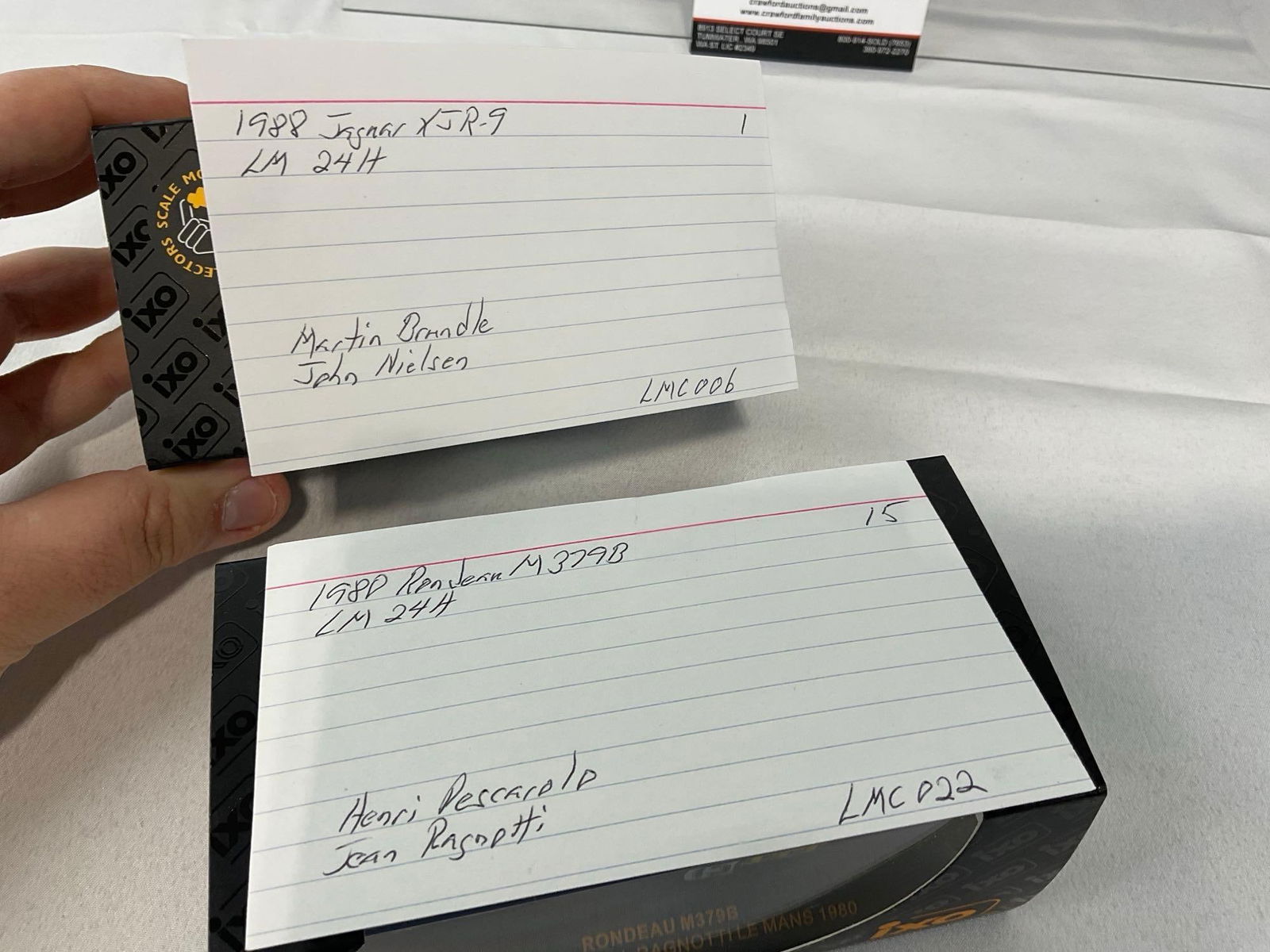 2 IXO Models 1/43 Scale Diecast Car Models, 1980 Rondeau M379B & 1988 Jaguar XJR-9 Le Mans 24 hours - 9