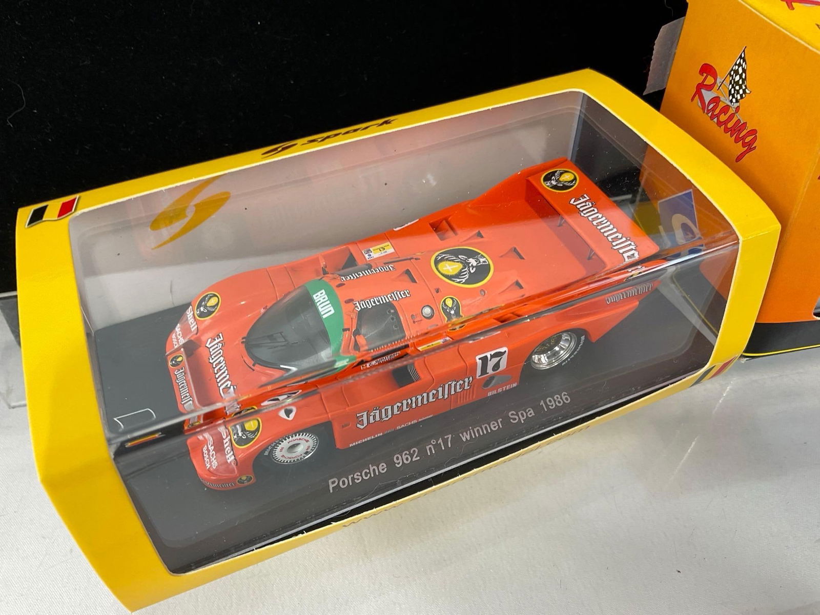 2 1/43 Scale Diecast Car Models, Solido 1976 Alpine A442 & Porsche 962 #17 Spa 1986 - 2