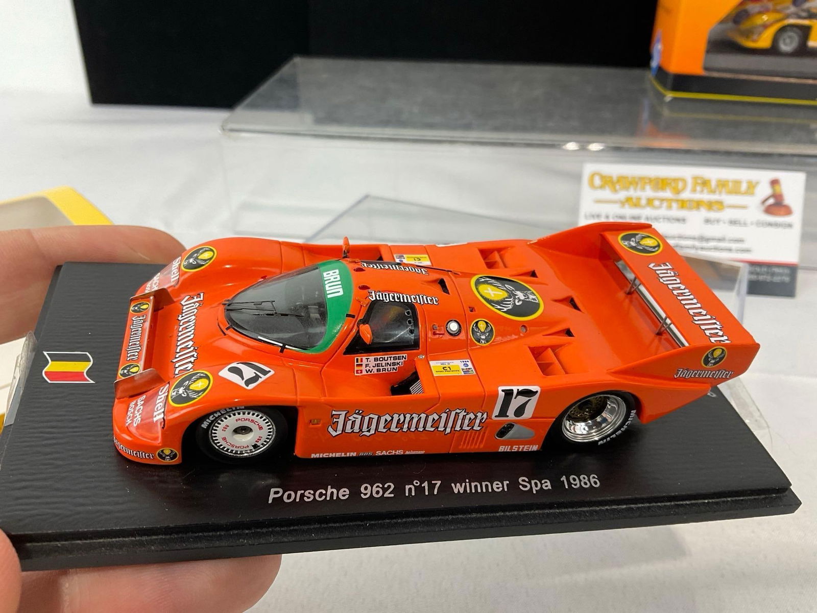 2 1/43 Scale Diecast Car Models, Solido 1976 Alpine A442 & Porsche 962 #17 Spa 1986 - 4