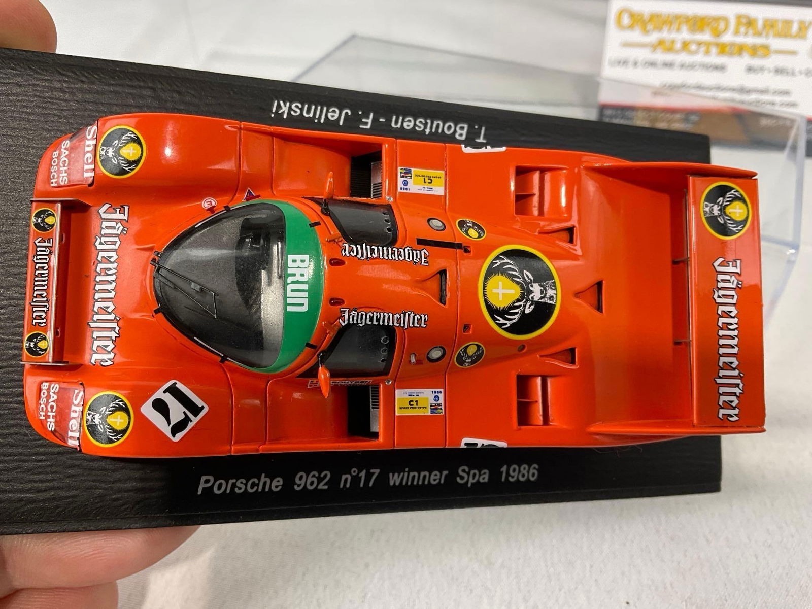 2 1/43 Scale Diecast Car Models, Solido 1976 Alpine A442 & Porsche 962 #17 Spa 1986 - 5