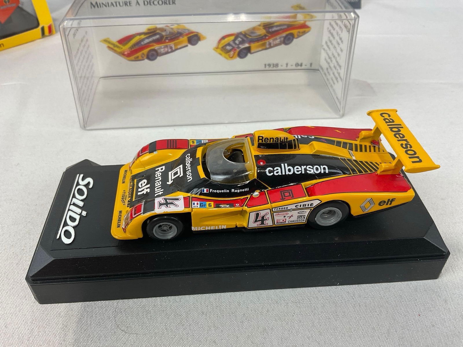 2 1/43 Scale Diecast Car Models, Solido 1976 Alpine A442 & Porsche 962 #17 Spa 1986 - 7
