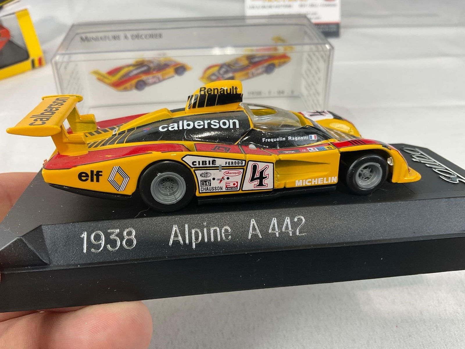 2 1/43 Scale Diecast Car Models, Solido 1976 Alpine A442 & Porsche 962 #17 Spa 1986 - 8